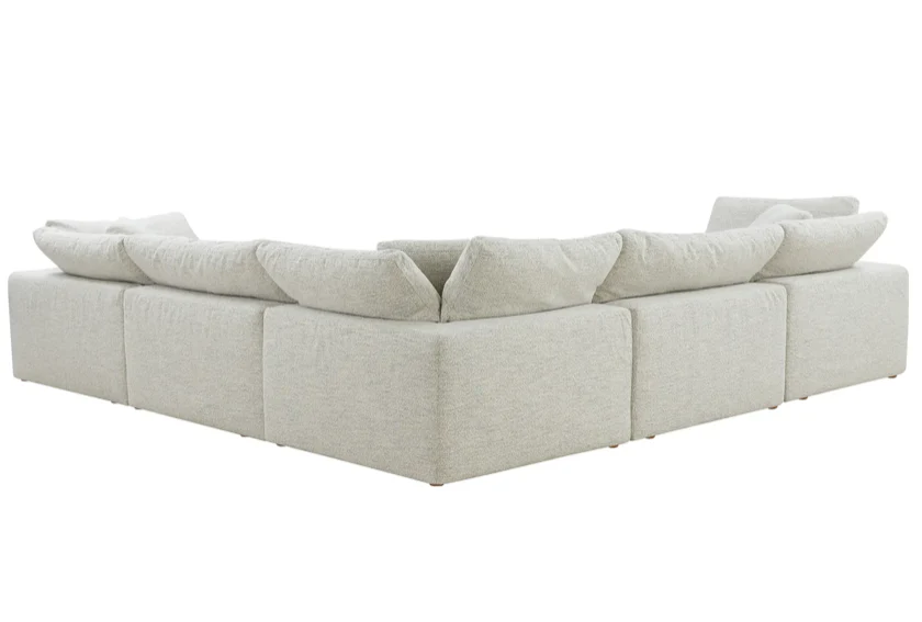 Clay Classic L-Shaped Modular Sectional Coastside Sand - Image 5