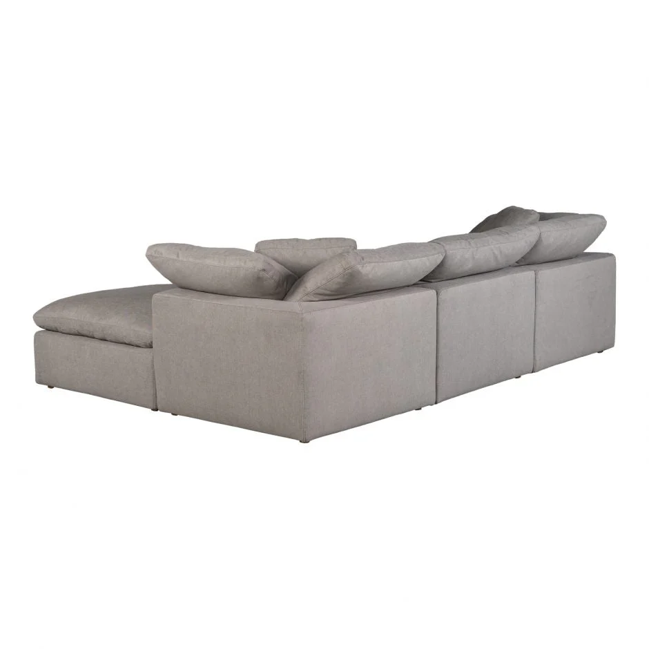 Clay Lounge Modular Sectional Light Grey - Image 4