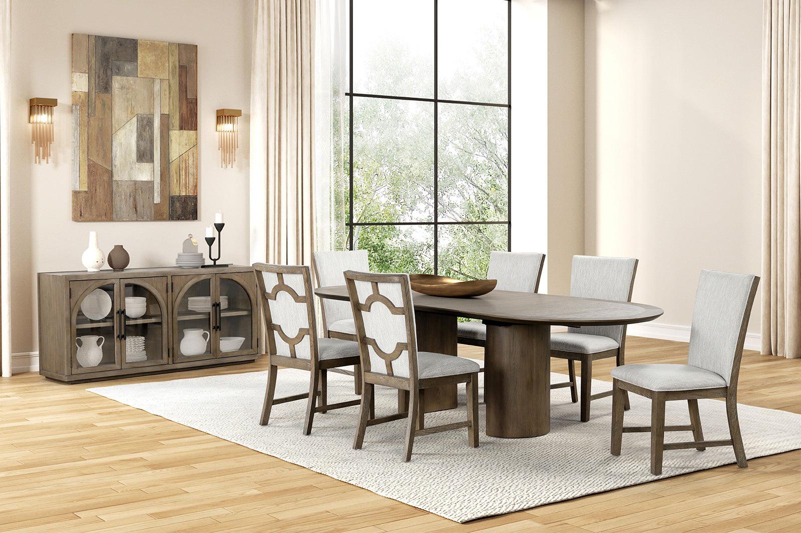 Clements Oak Dining Table - Image 4