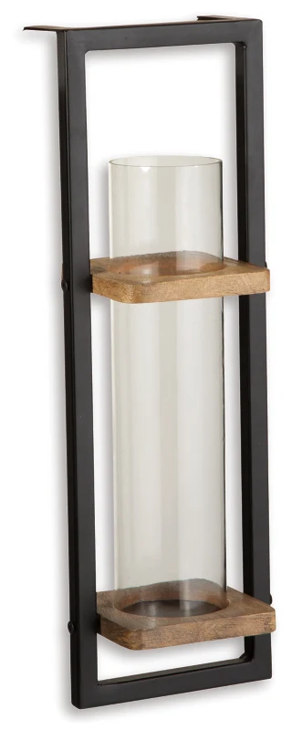 Colburn Natural/Black Wall Sconce - Image 2