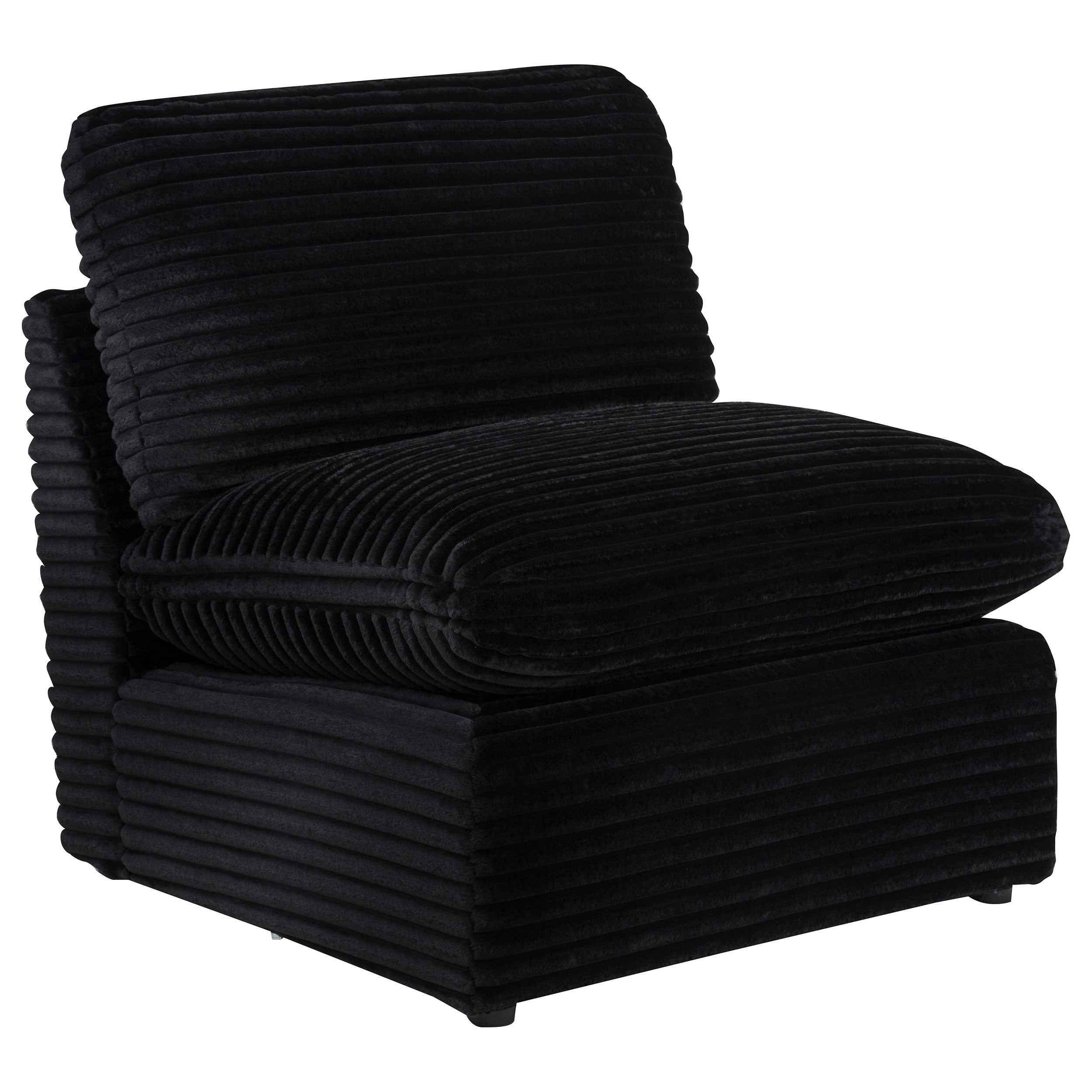 Collins Black 5-piece Modular Power Reclining Sectional - Image 4