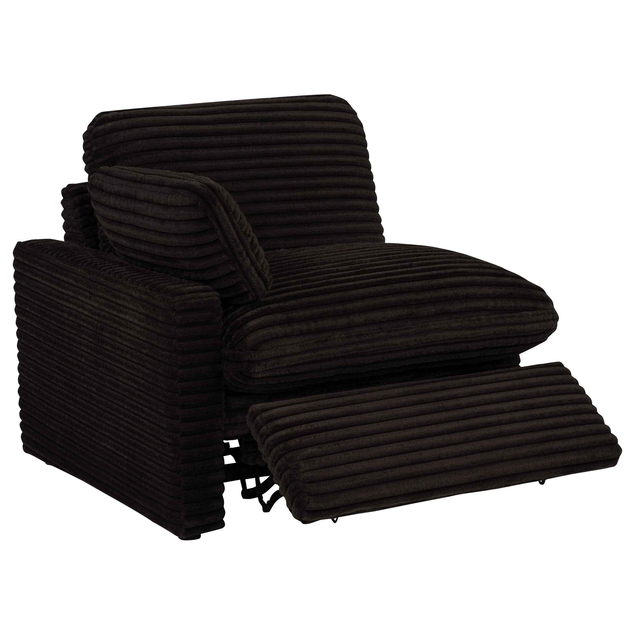 Collins Chocolate Brown 5-Piece Power Reclining Home Theater Seating - Image 7