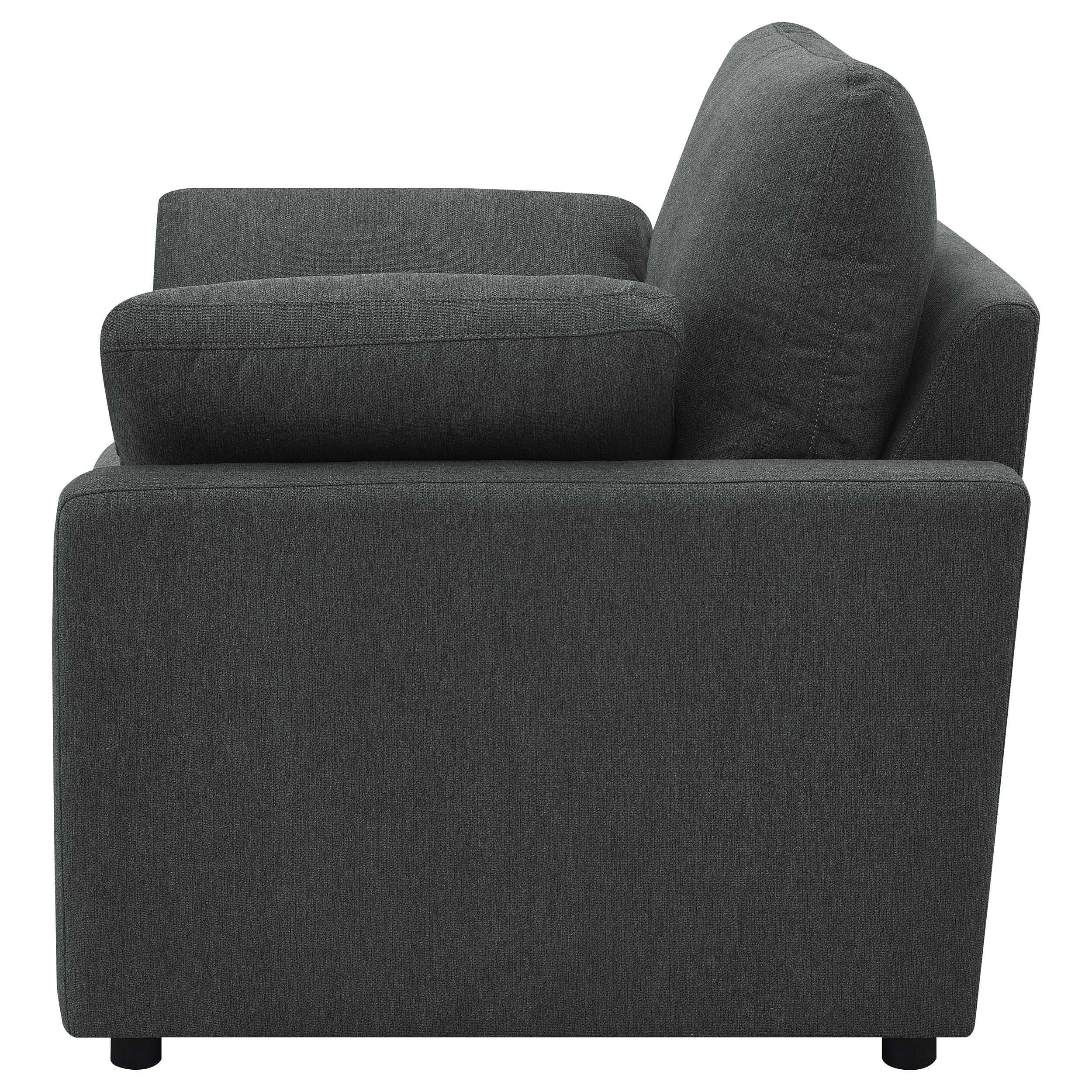 Collins Dark Gray Power Recliner Chair - Image 6