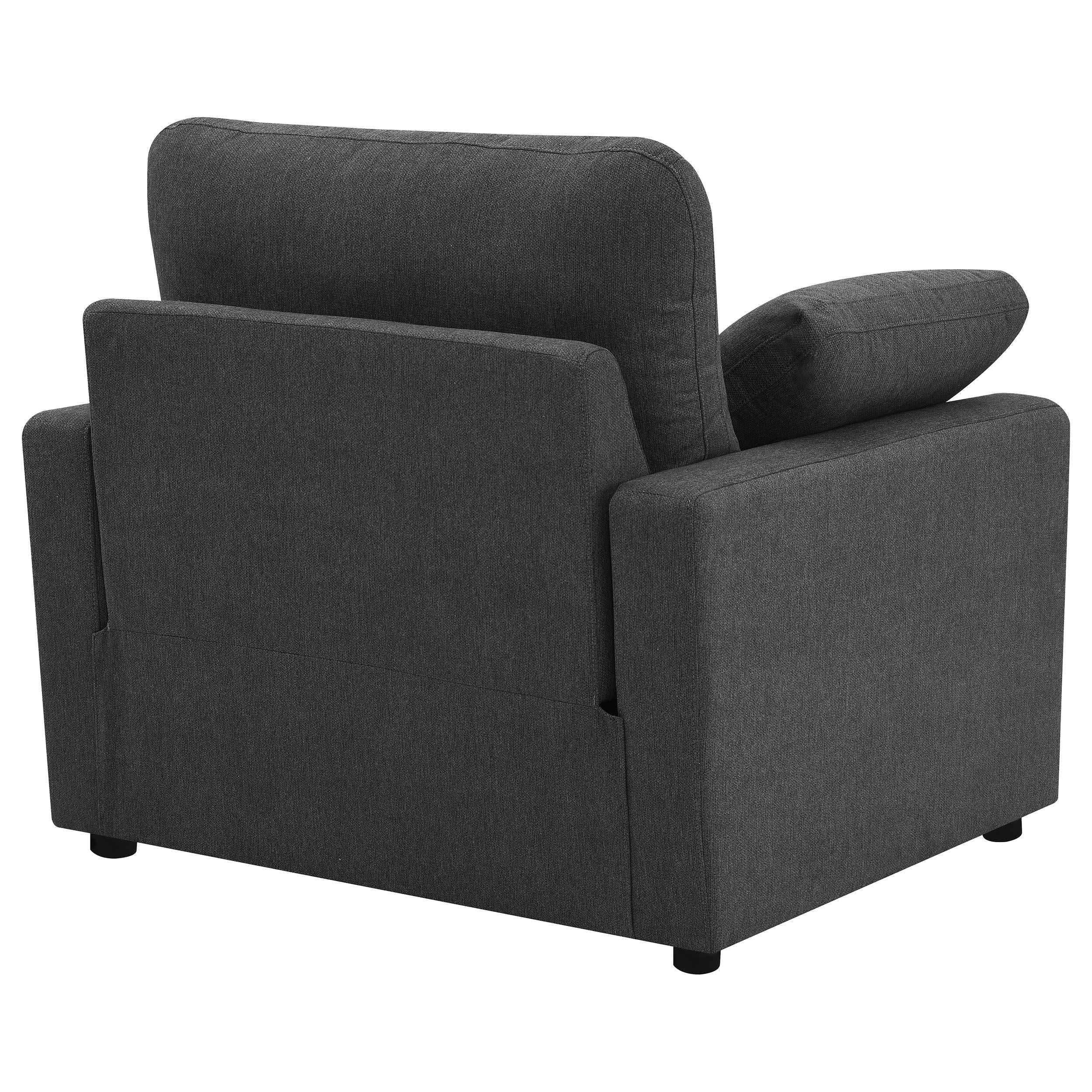 Collins Dark Gray Power Recliner Chair - Image 8