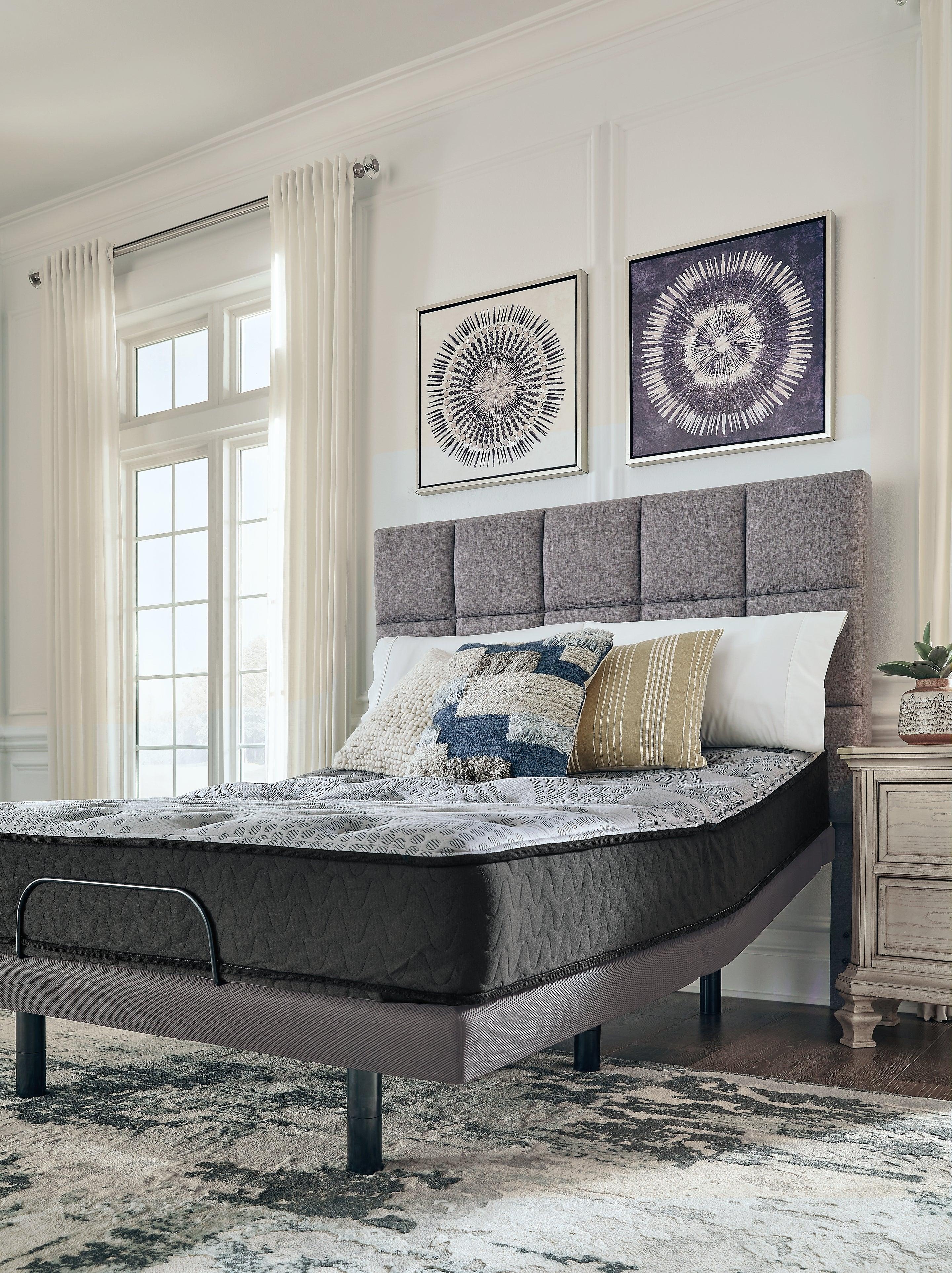 Comfort Plus Gray Twin Mattress - Image 2