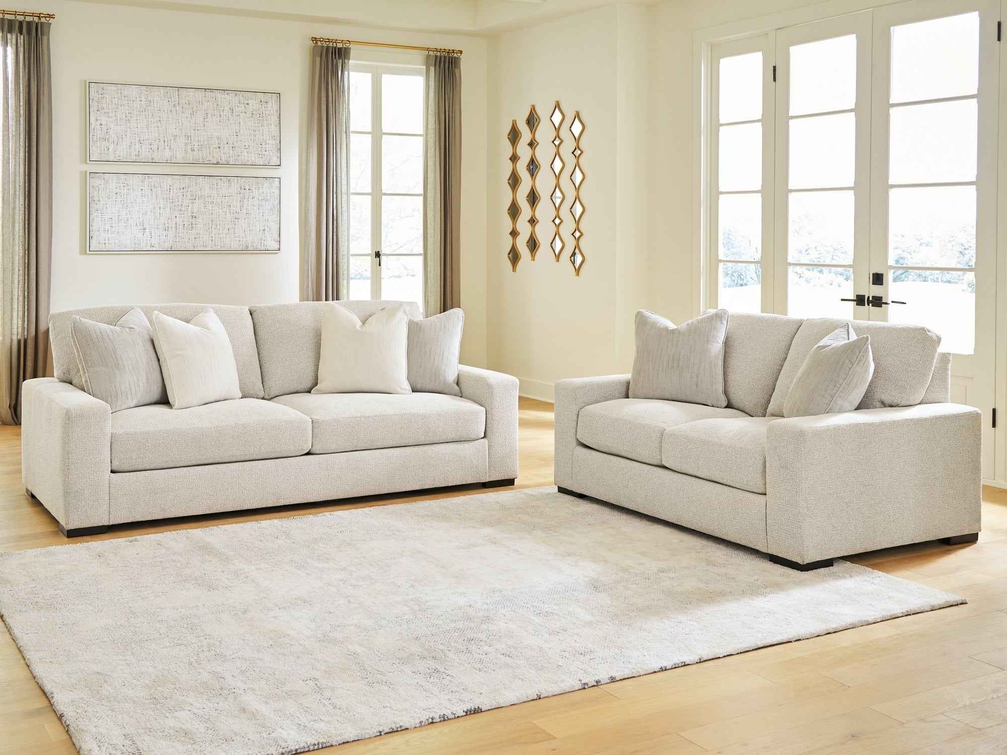 Conlee-Pike Linen Sofa and Loveseat - Image 2