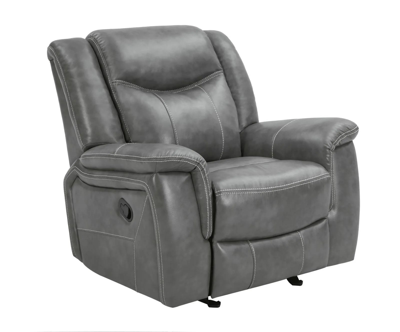 Conrad Grey 3-piece Upholstered Padded Arm Motion Sofa Set - Image 14