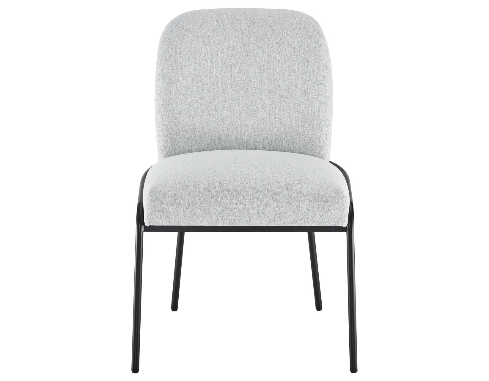 Conrad Upholstered Side Chair with Black Leg - Image 3