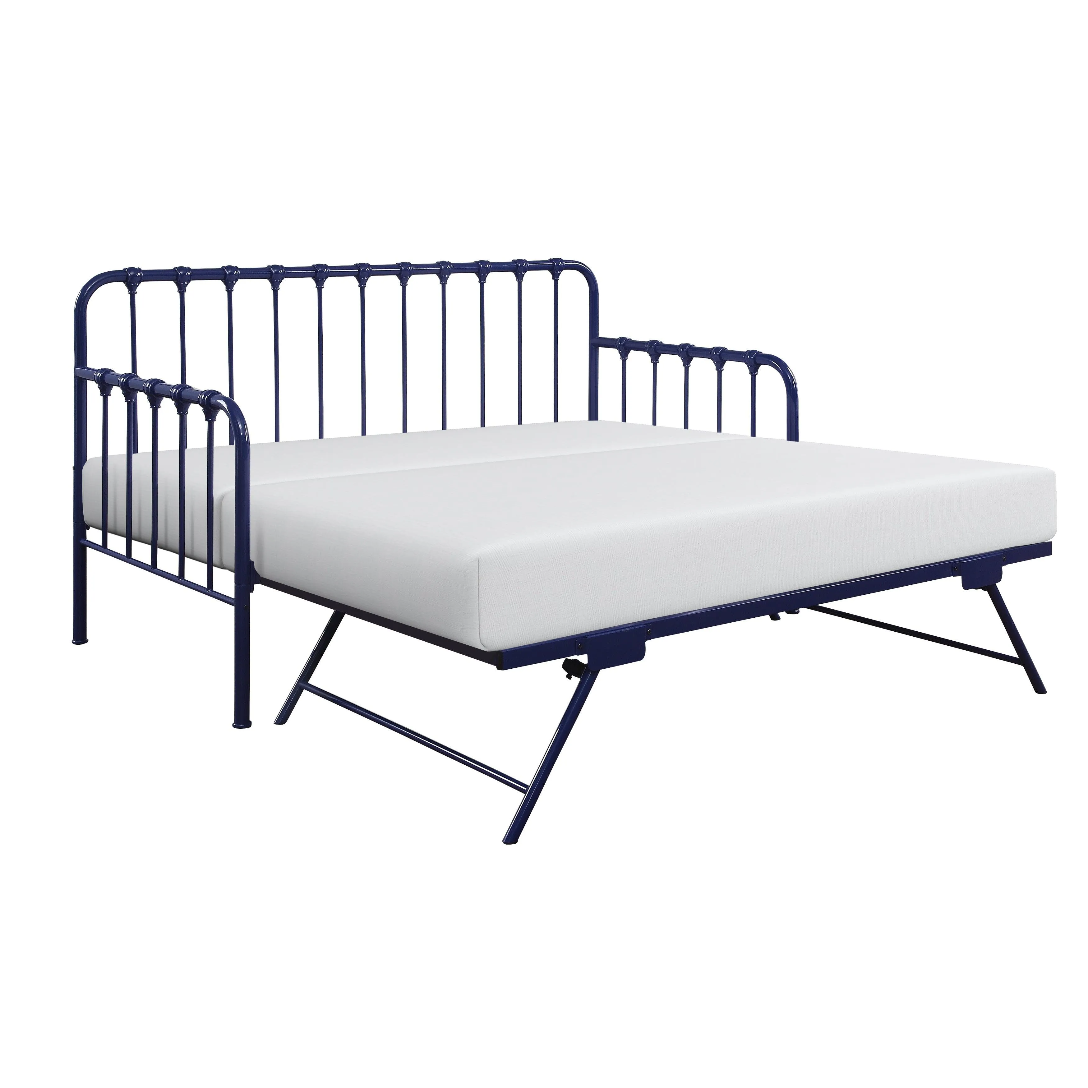 Constance Navy Blue Daybed With Lift-Up Trundle - Image 5