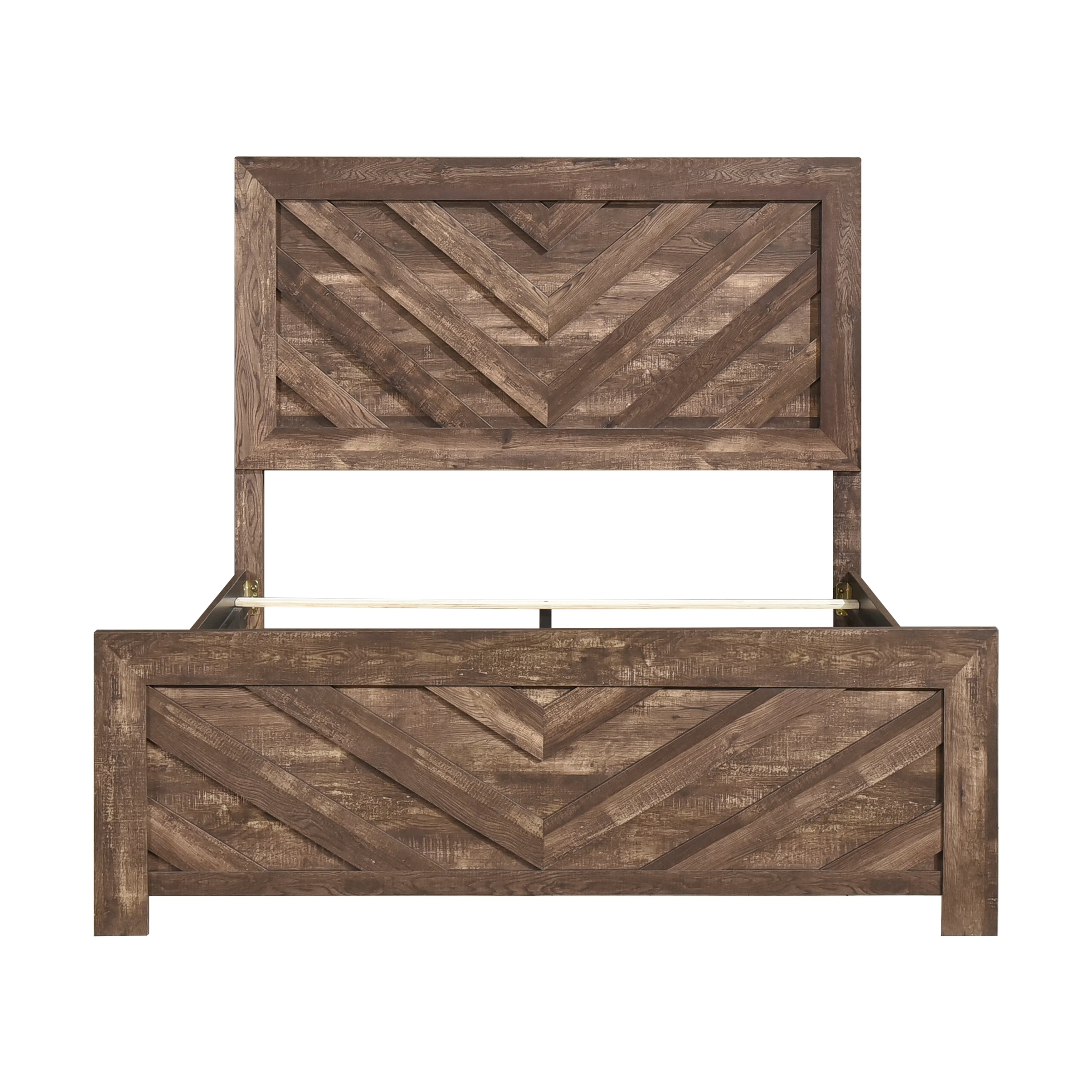 Corbin Brown Crossbuck Full Panel Bed - Image 2