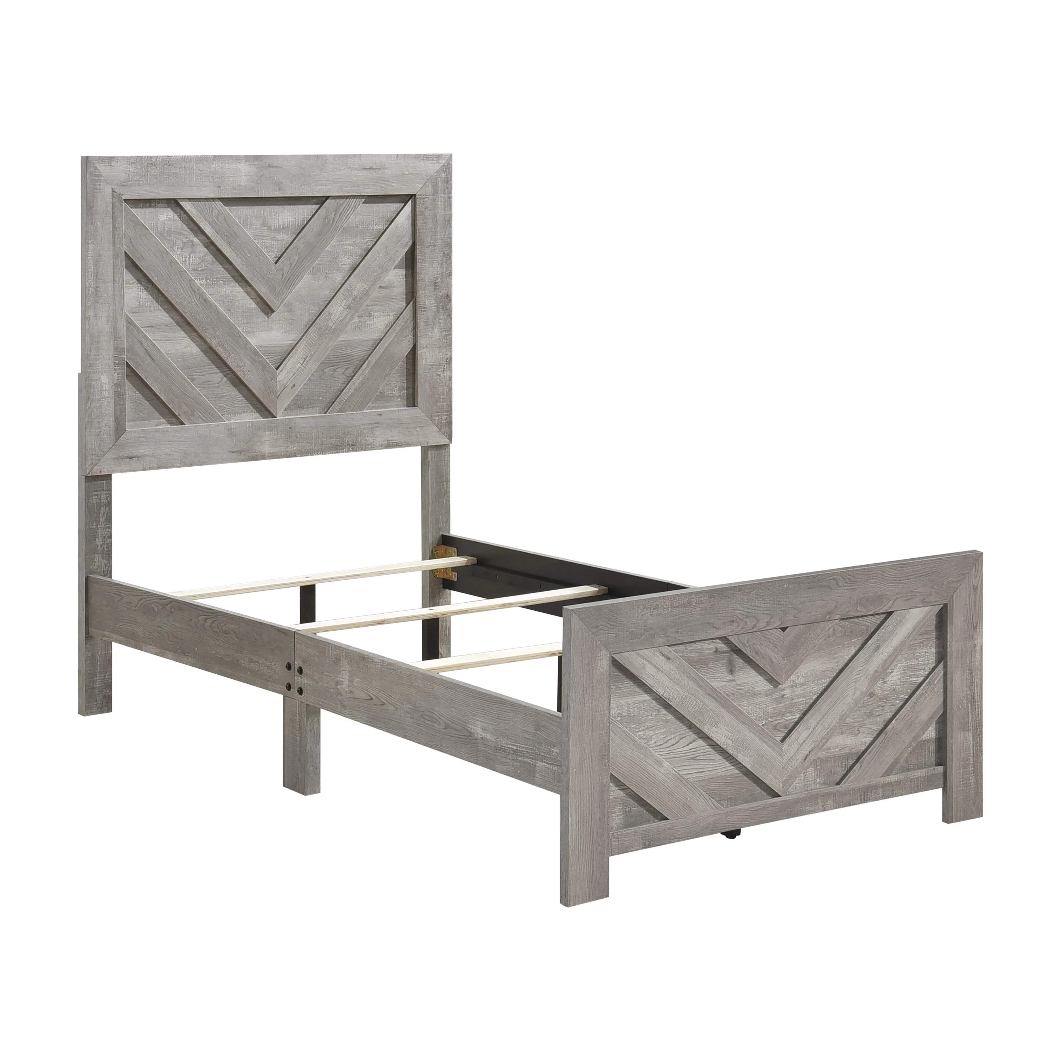 Corbin Gray Crossbuck Panel Youth Bedroom Set - Image 5