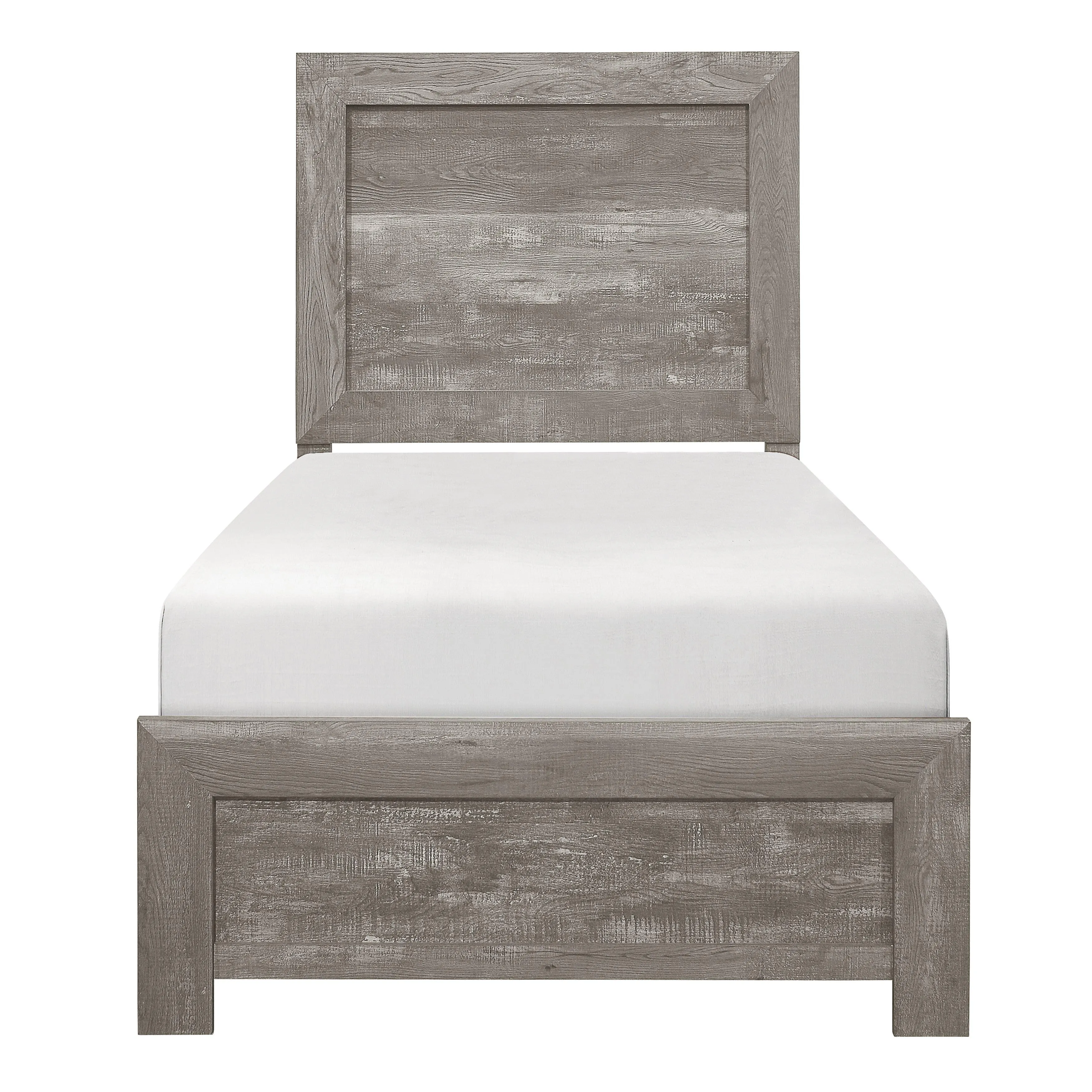 Corbin Gray Twin Panel Bed