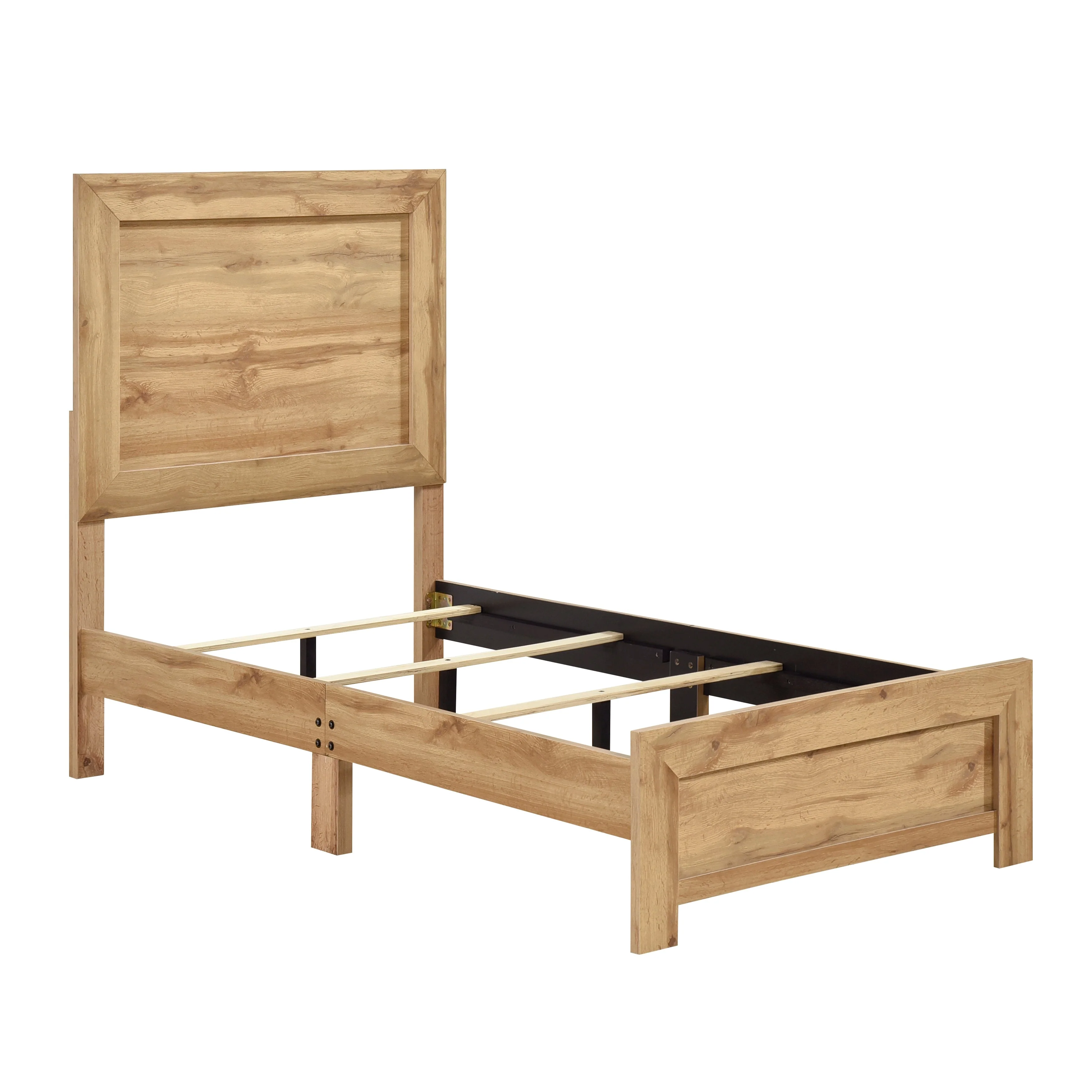 Corbin Natural Twin Panel Bed - Image 4