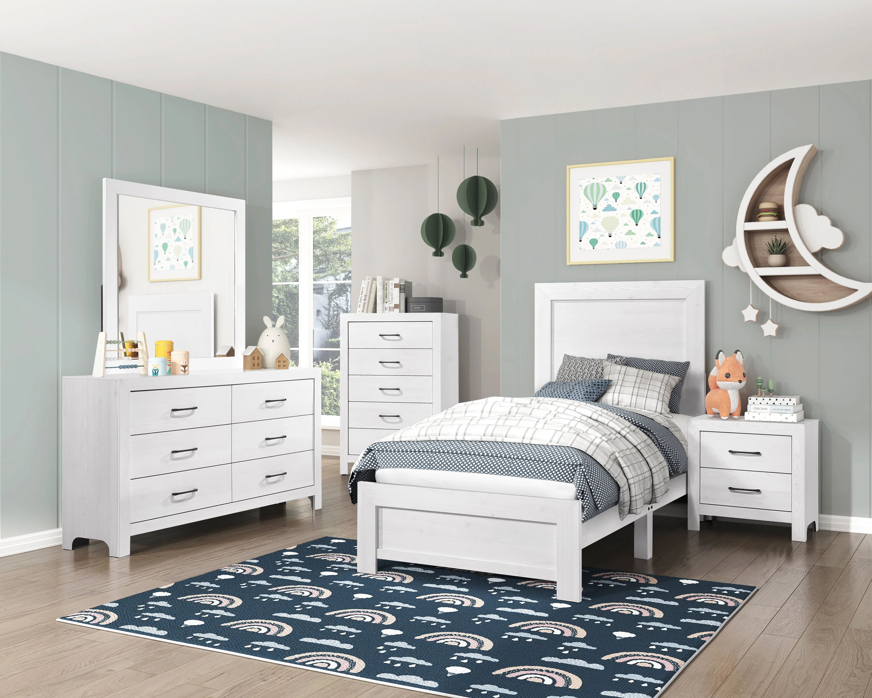 Corbin White Dresser - Image 4