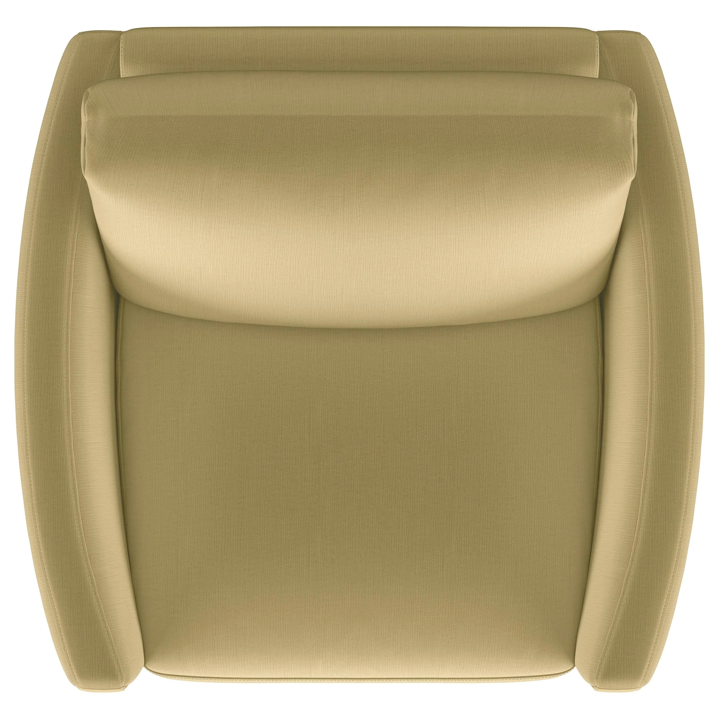 Corliss Camel Velvet Curved Track Arm Chair - Image 10