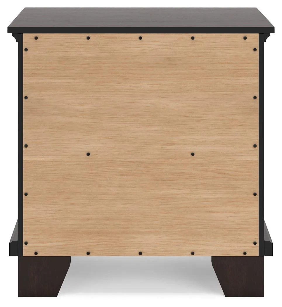 Covetown Dark Brown Nightstand - Image 5