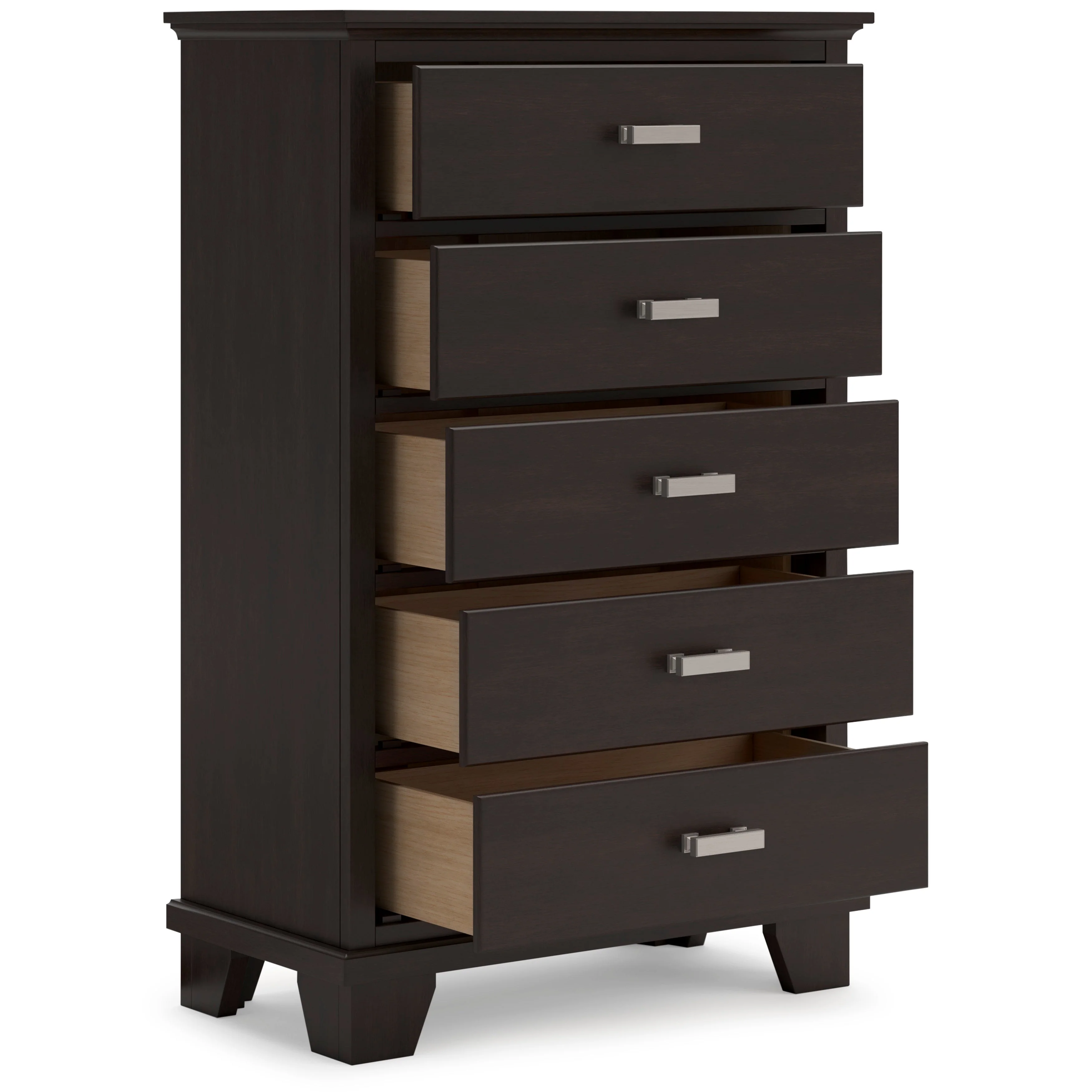 Covetown Dark Brown Panel Bedroom Set - Image 18