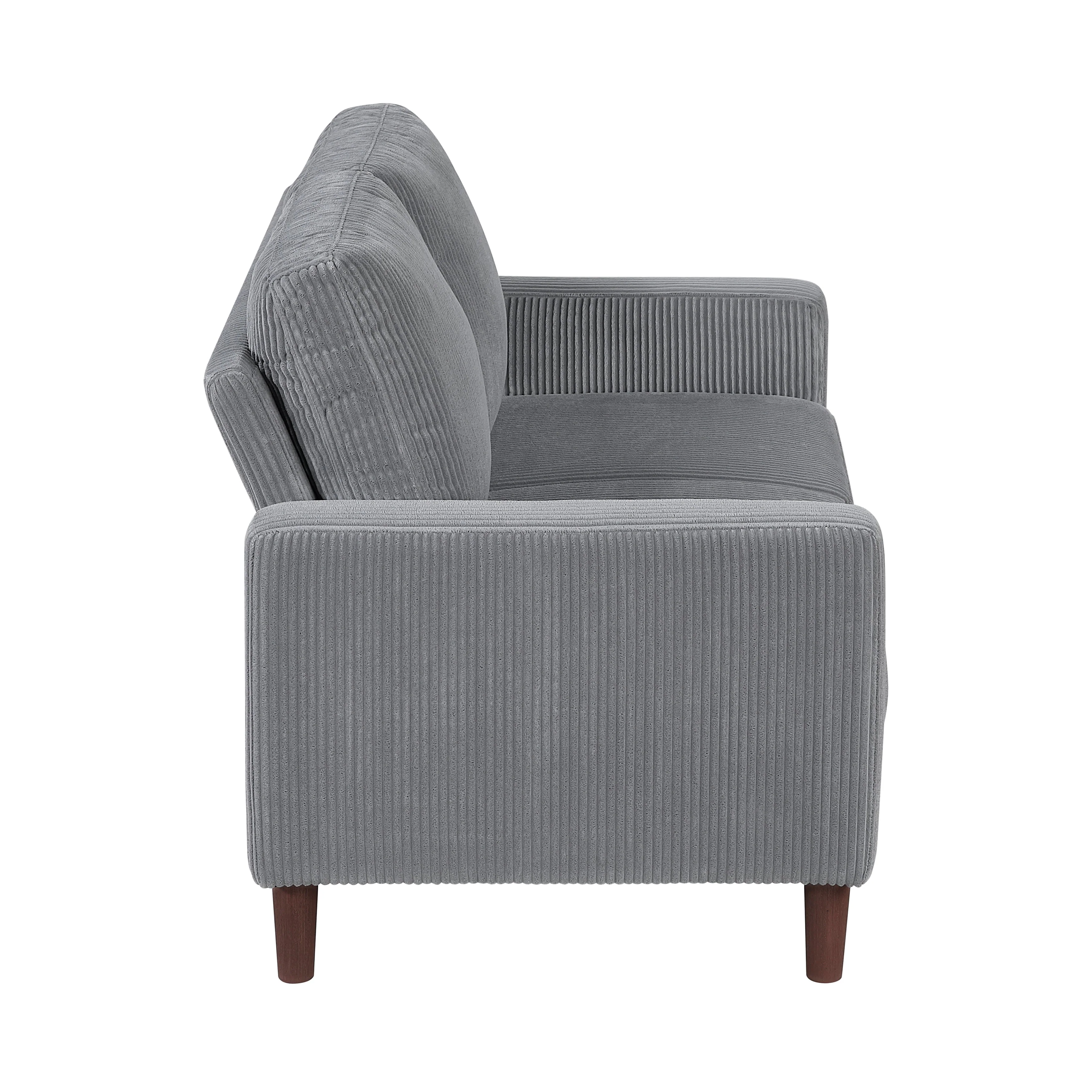 Crandall Gray Loveseat - Image 3