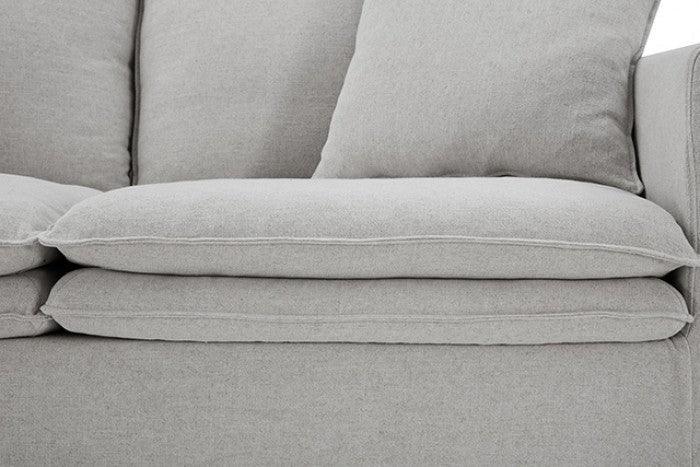 Crayford Light Gray Loveseat - Image 4