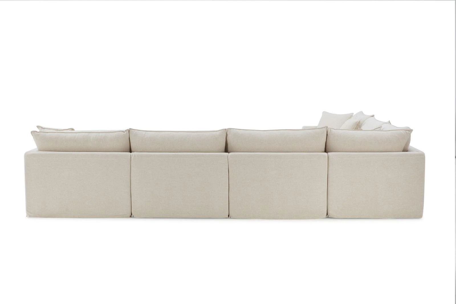 Crayford Taupe L-Sectional - Image 3