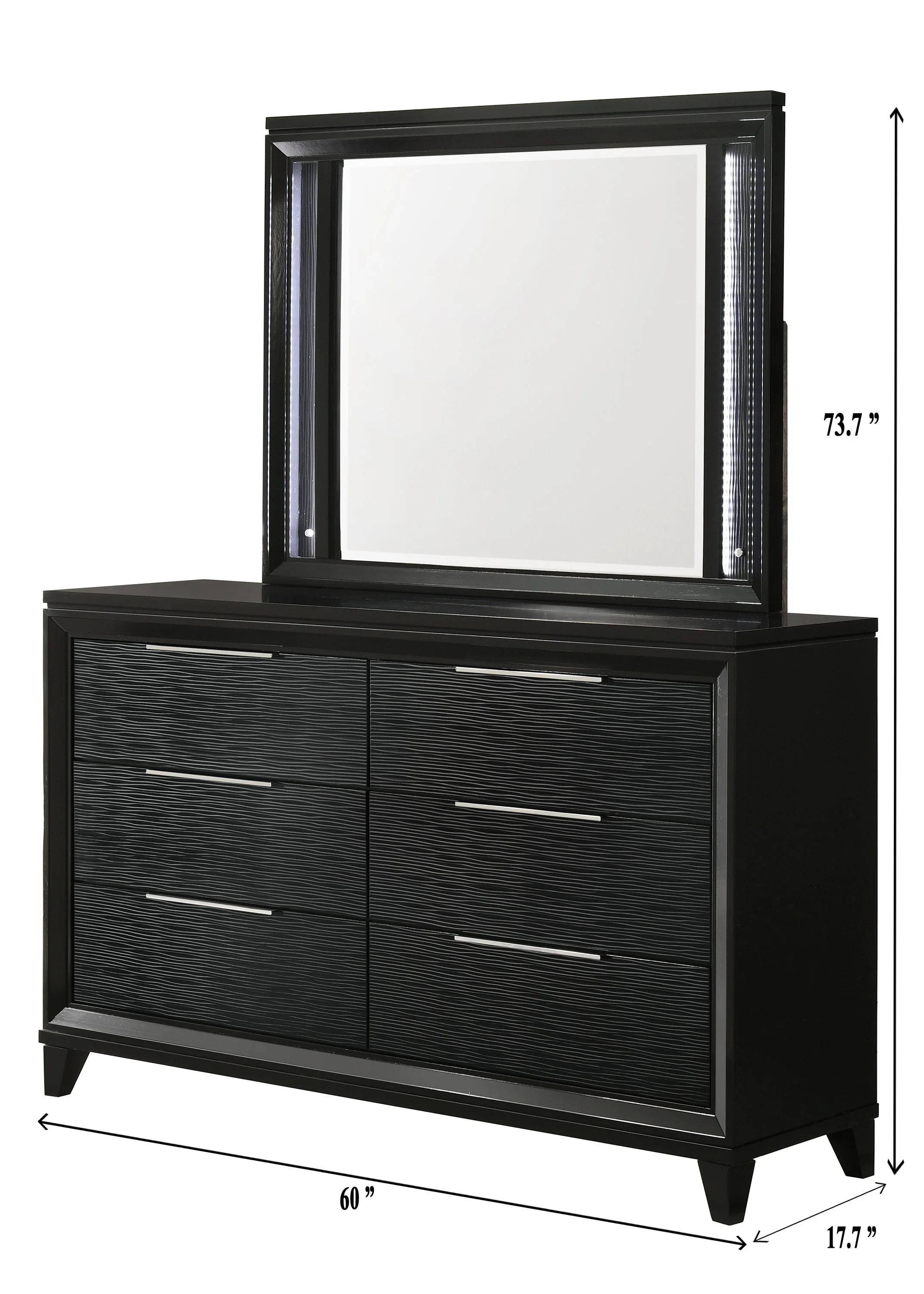 Cressida Black Dresser & Mirror - Image 3