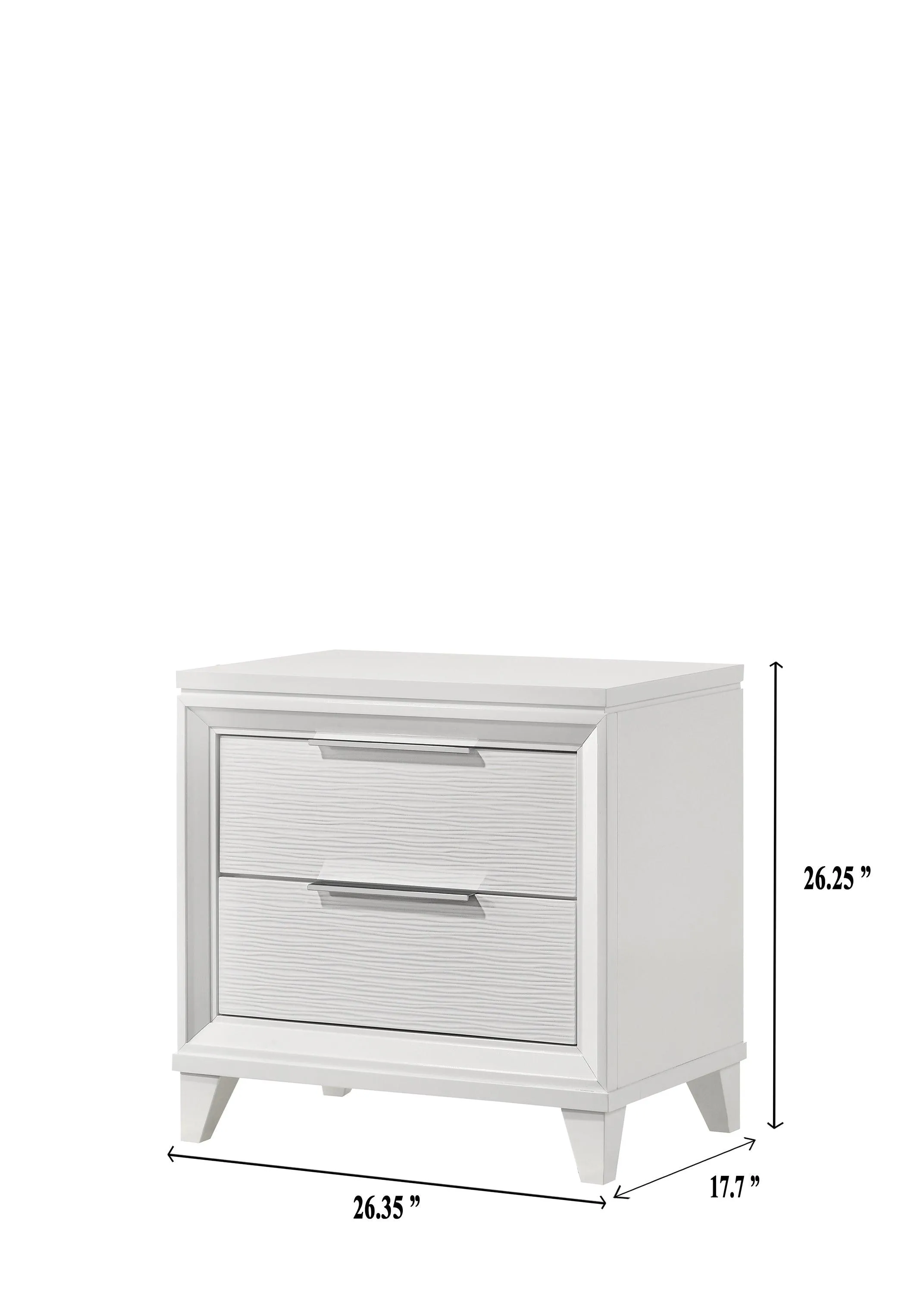 Cressida White Nightstand - Image 4
