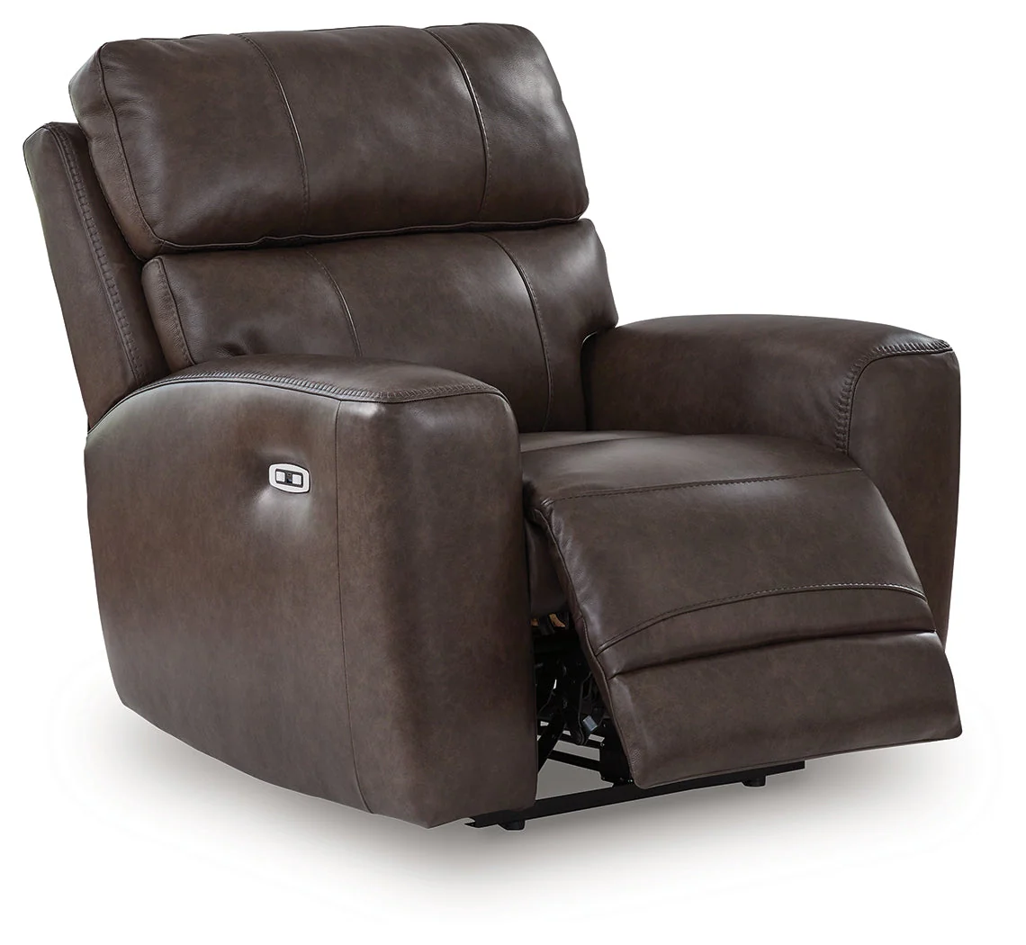 Crossplex Smoke Power Recliner - Image 3