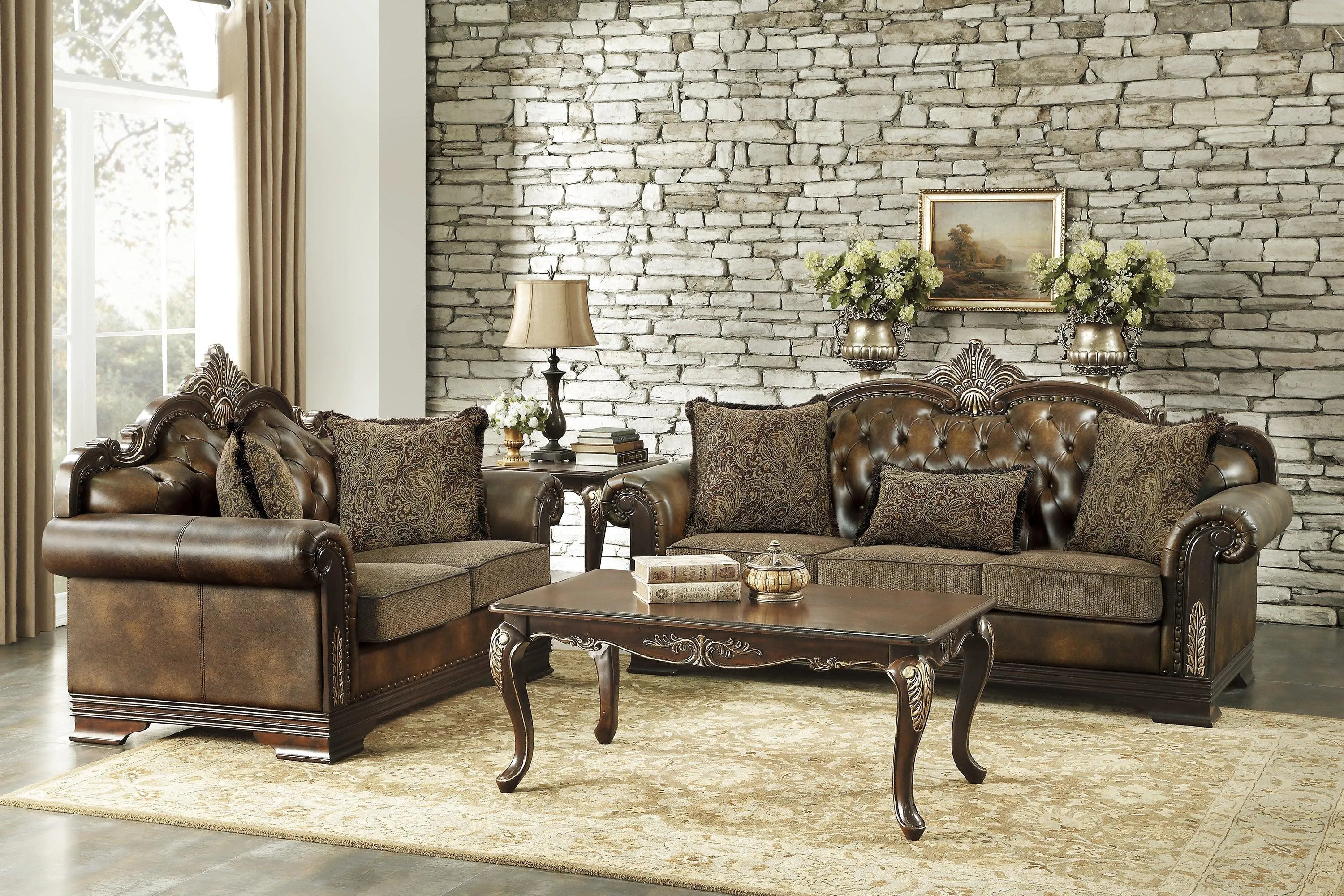 Croydon Dark Cherry Sofa - Image 3