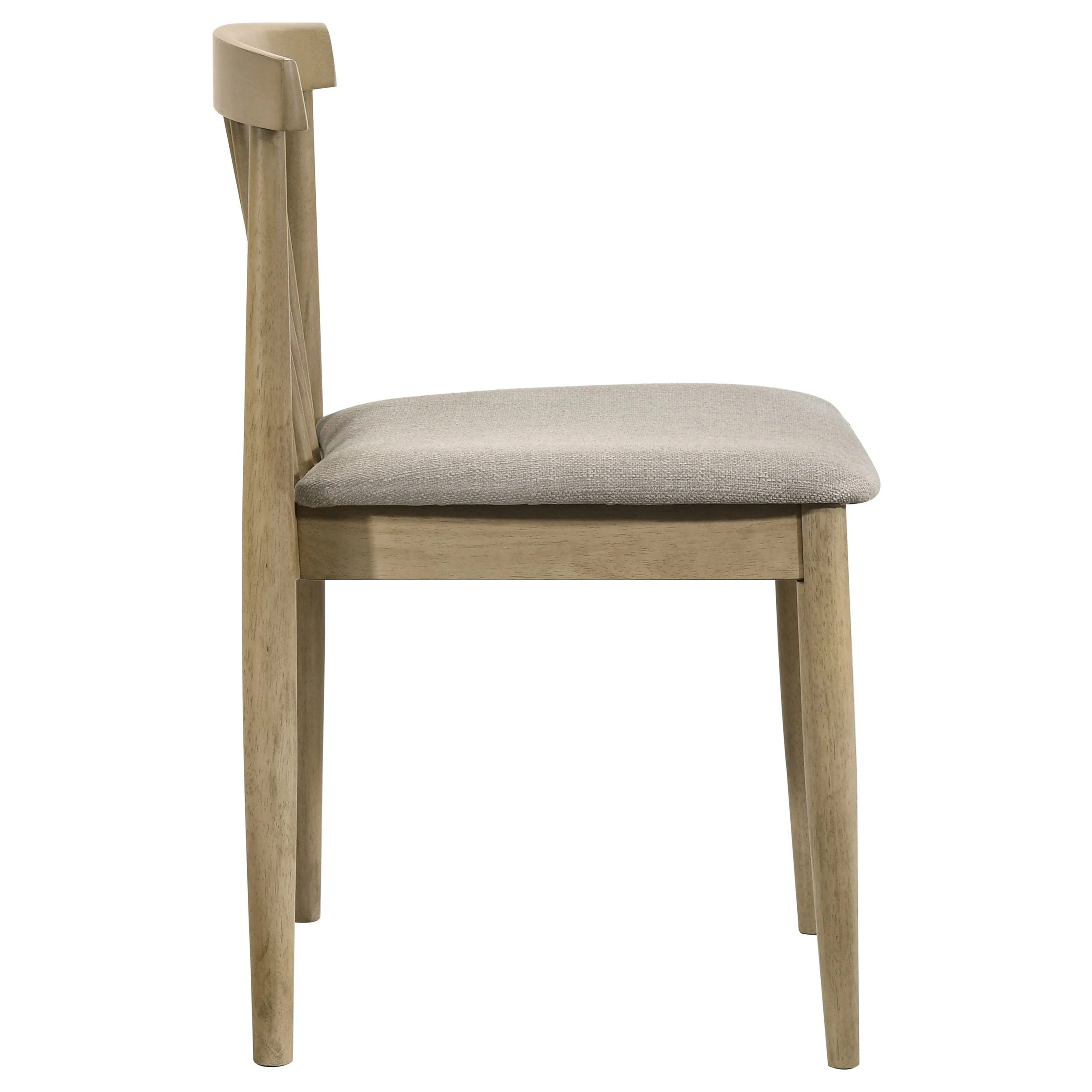 Cullen Natural Oak/Wheat Dining Side Chair Upholstered Seat (Set of 2) - Image 9
