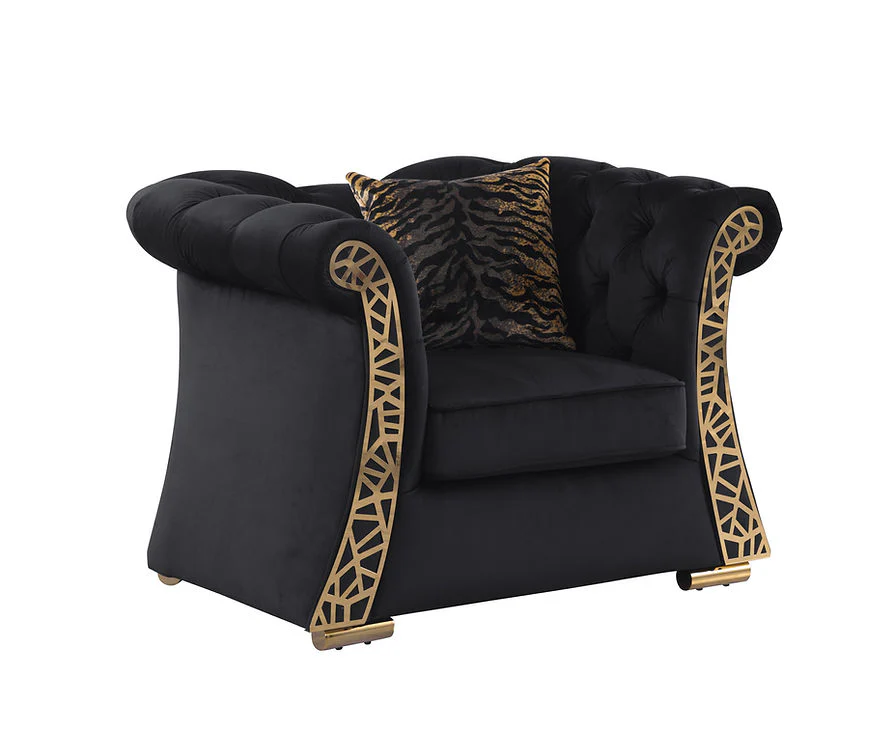 Curamo Black Living Room Set - Image 5