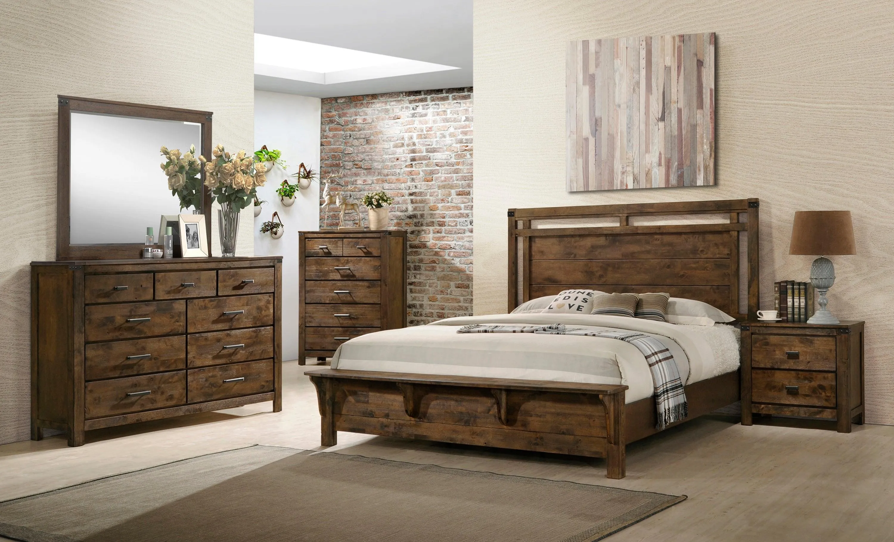 Curtis Brown Bedroom Mirror (Mirror Only) - Image 2