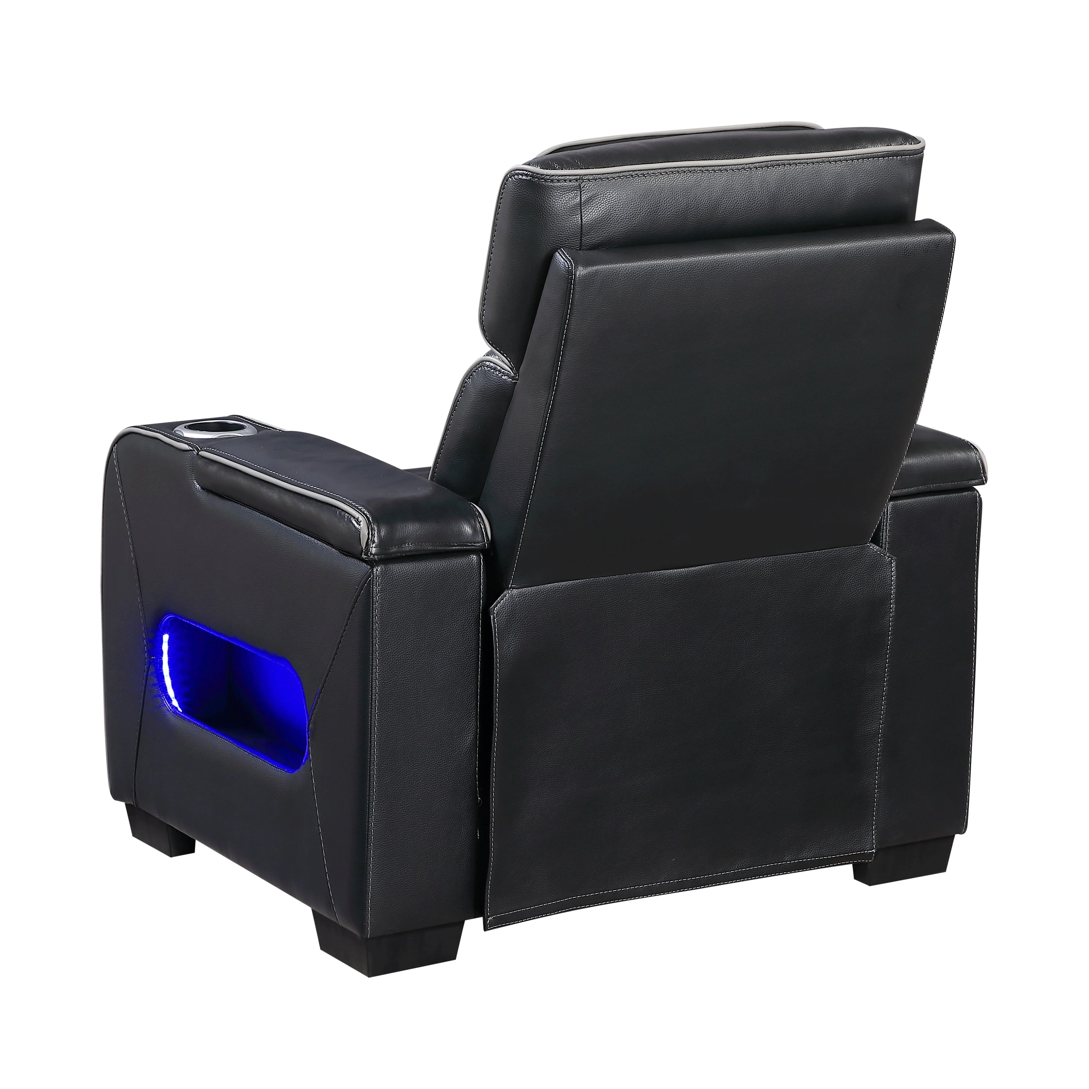 Cyber Black Power Reclining Chair with Power Headrest - Image 5