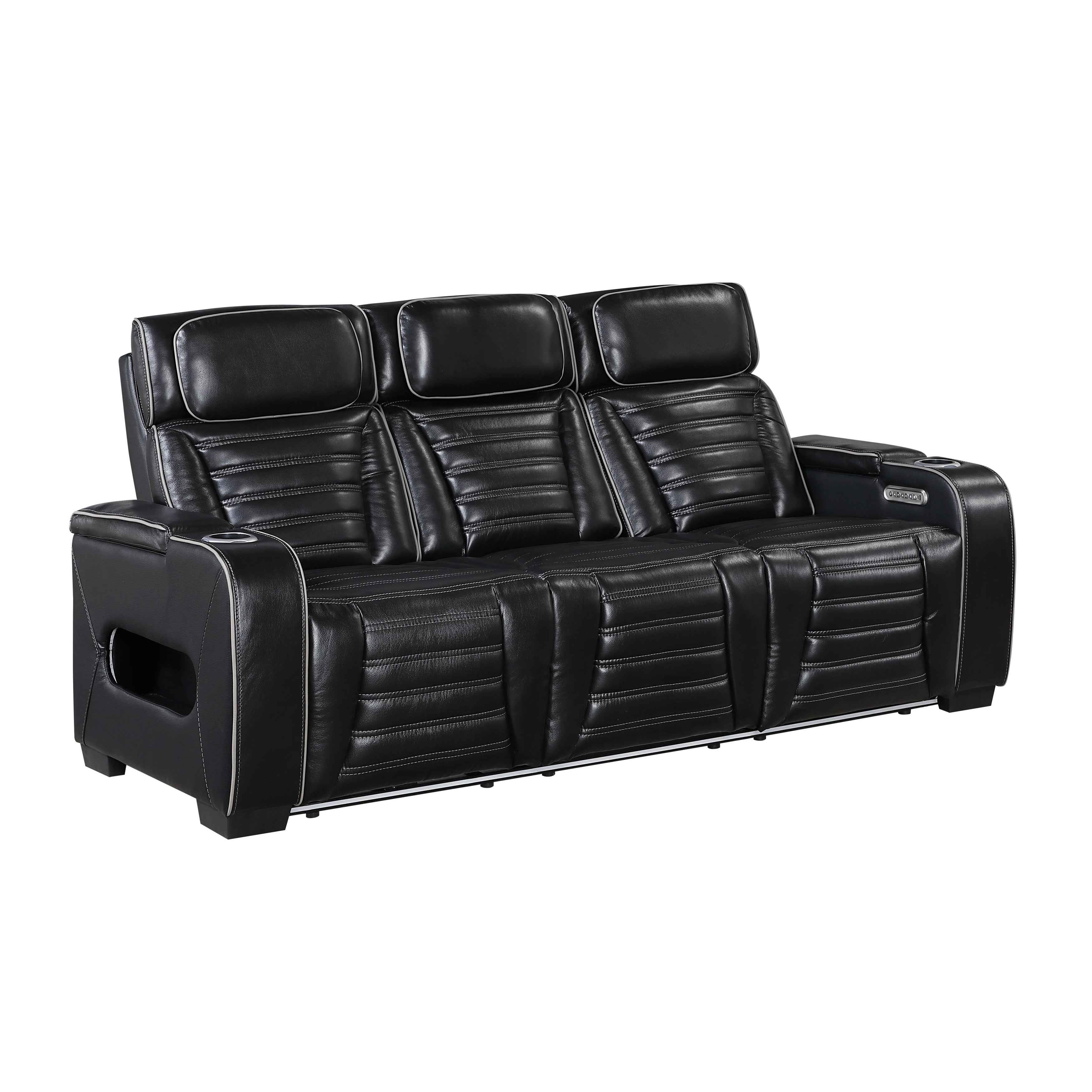 Cyber Black Power Reclining Living Room Set - Image 3