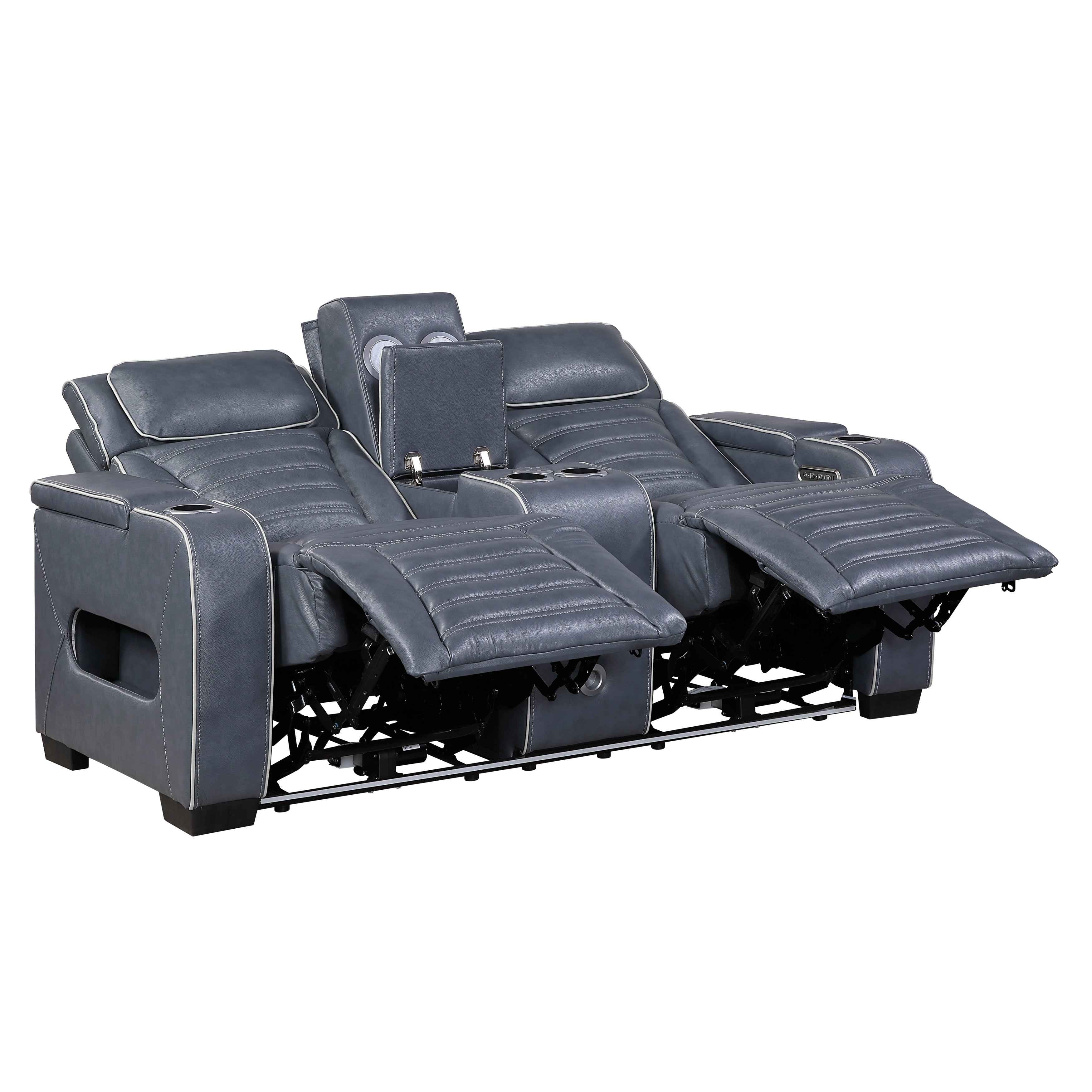 Cyber Blue 3-Piece Power Reclining Living Room Set - Image 15