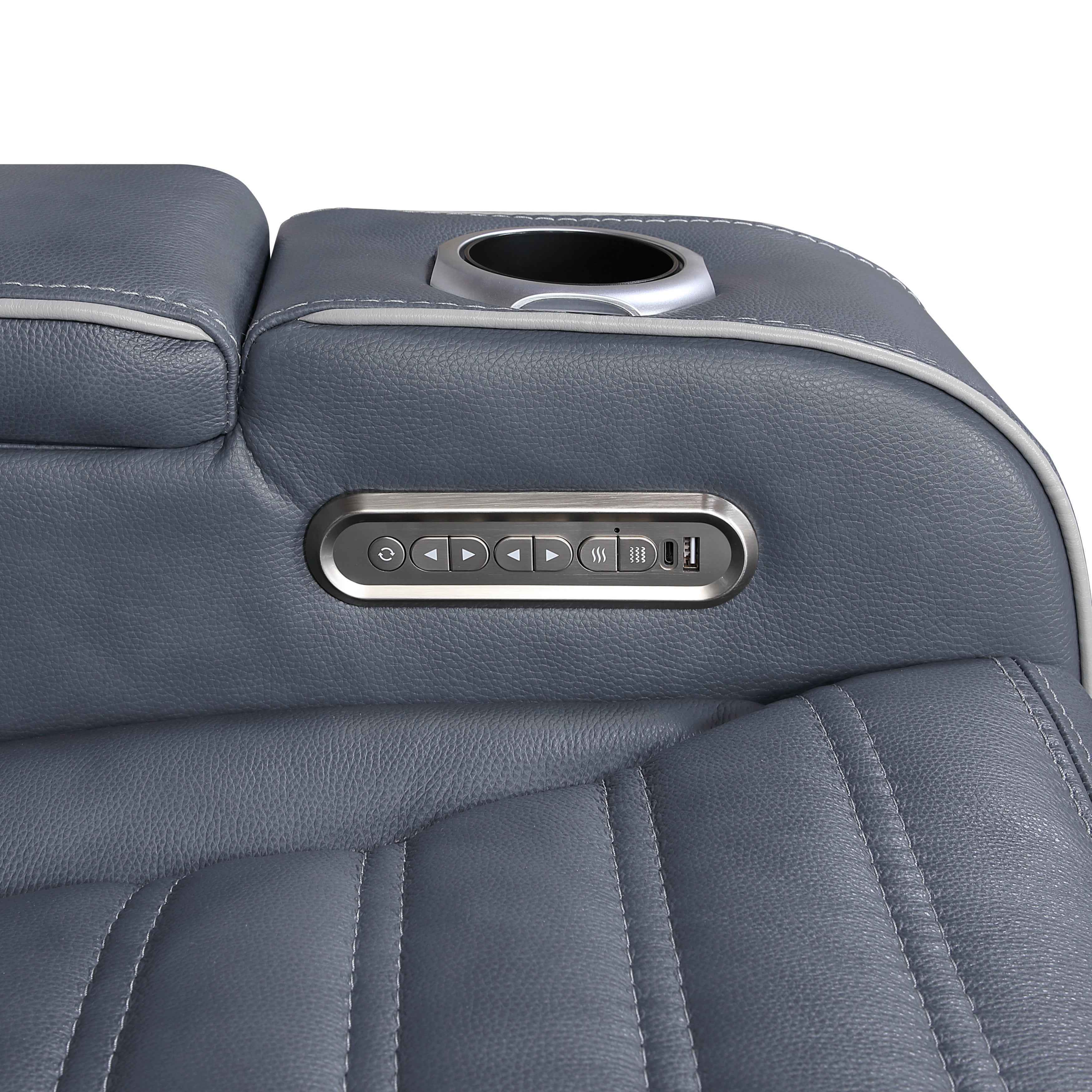 Cyber Blue 3-Piece Power Reclining Living Room Set - Image 17