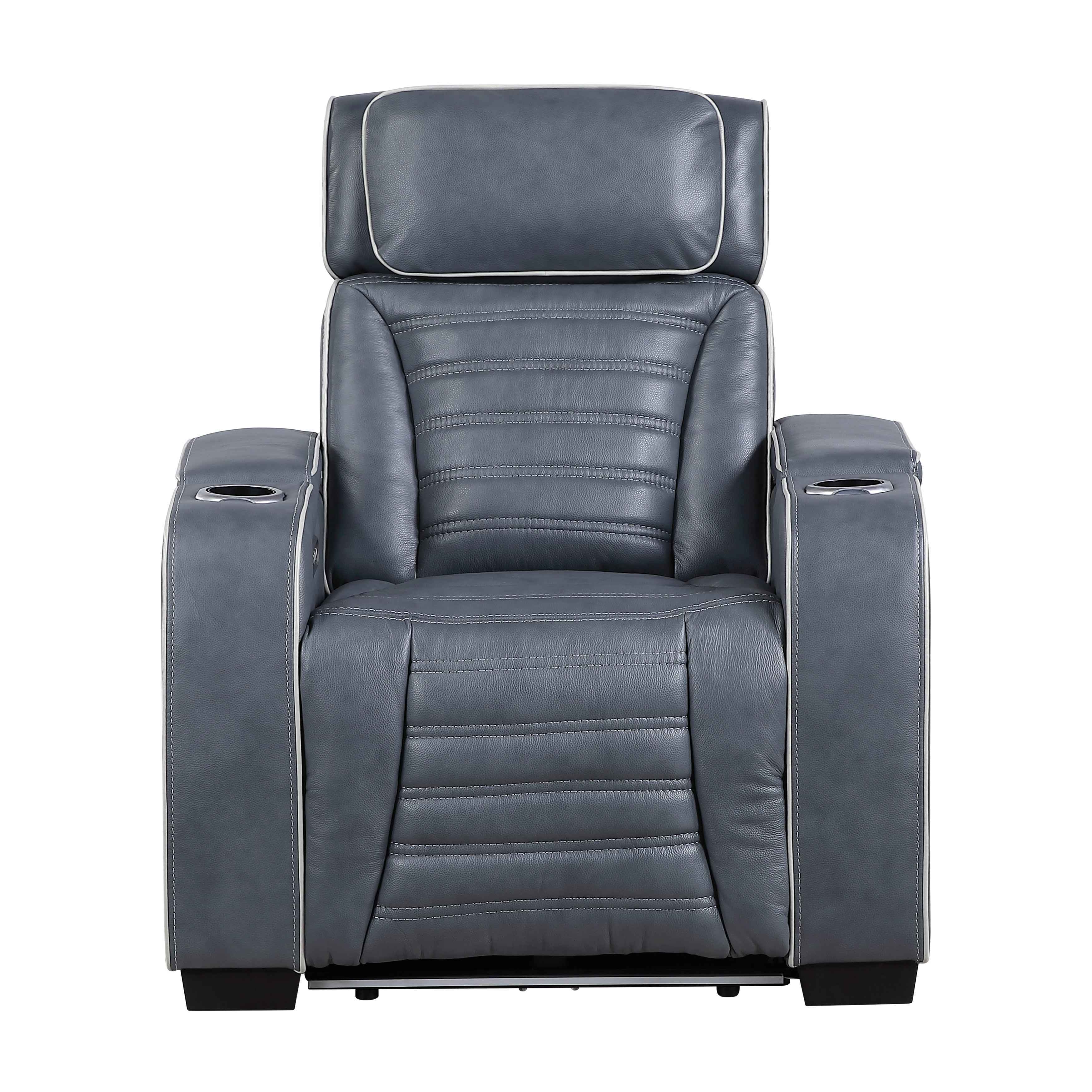 Cyber Blue 3-Piece Power Reclining Living Room Set - Image 19