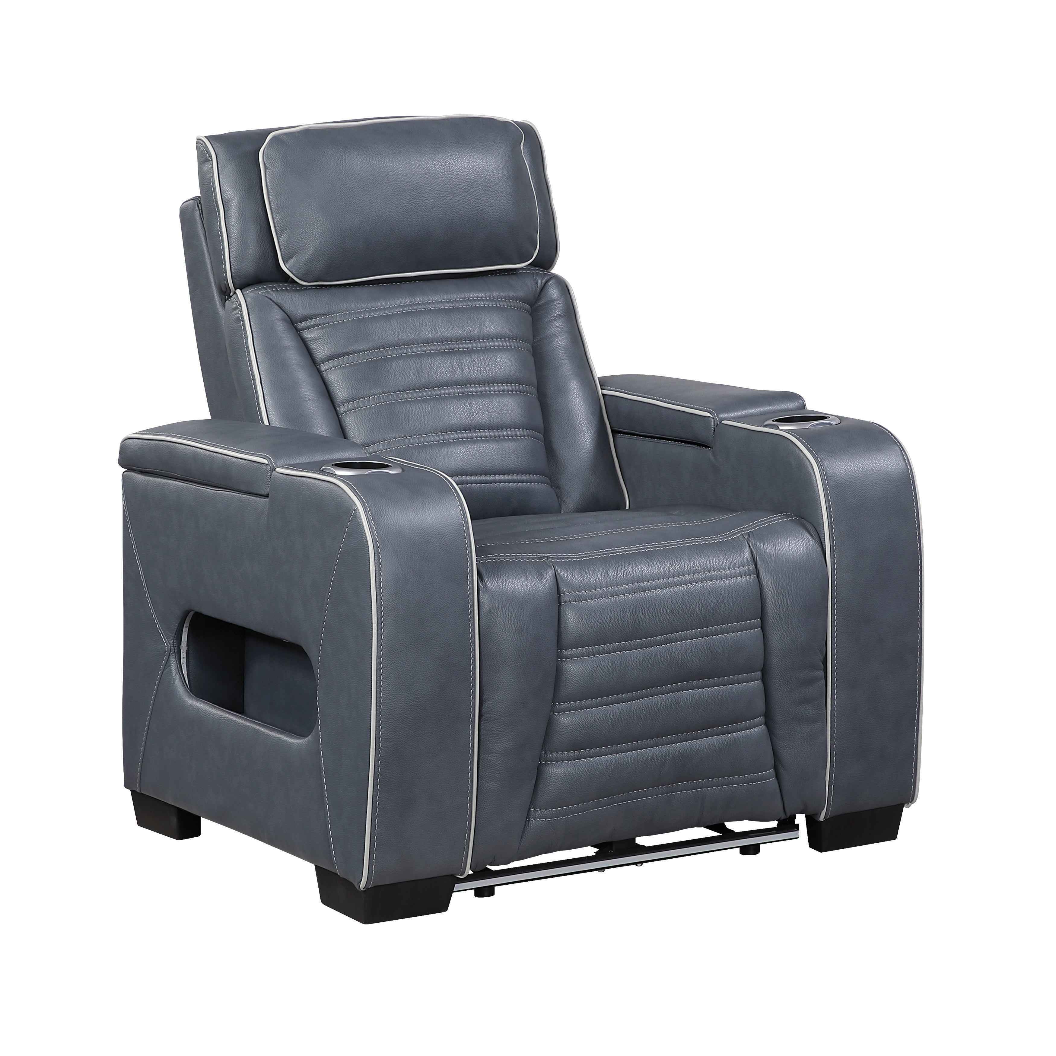 Cyber Blue 3-Piece Power Reclining Living Room Set - Image 20