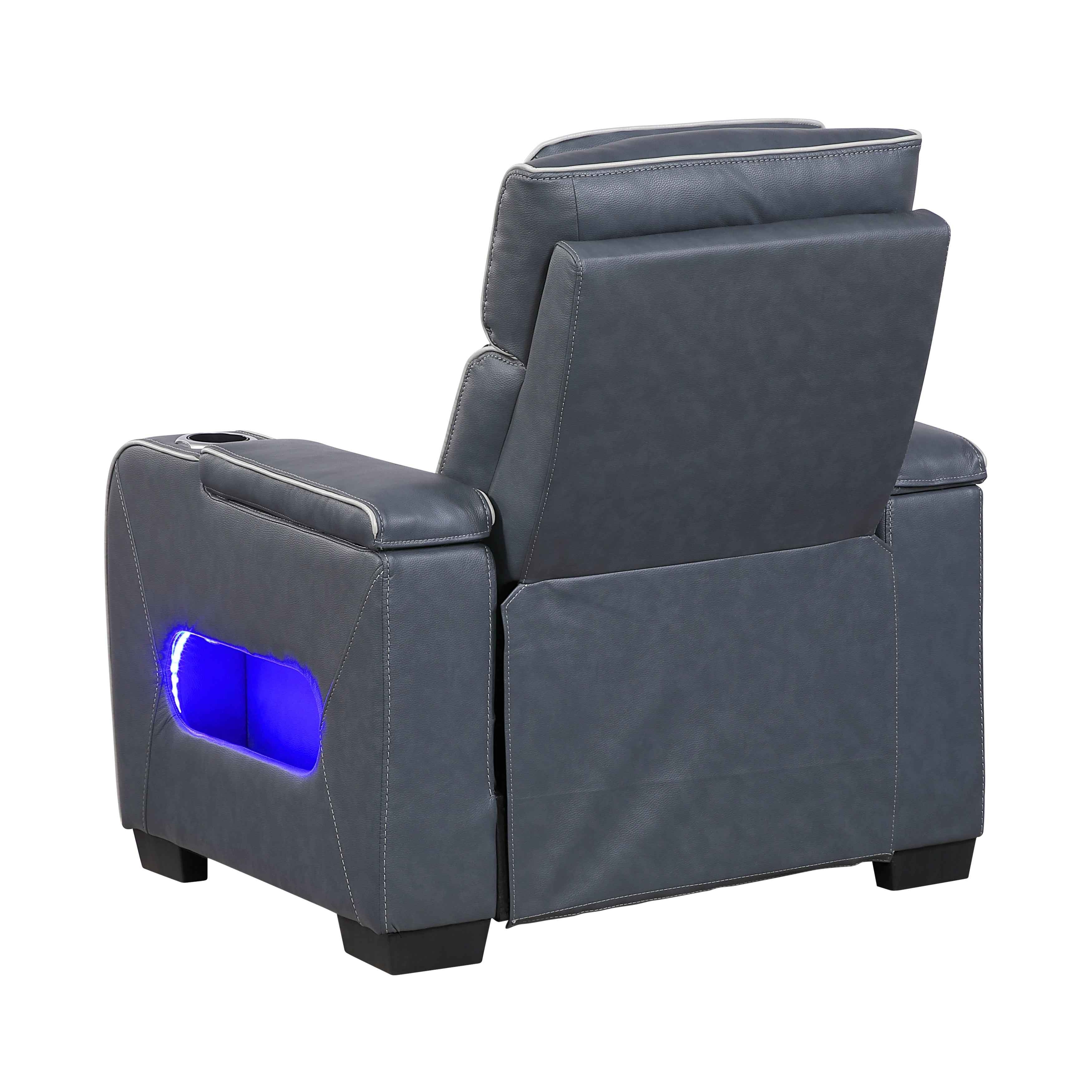 Cyber Blue 3-Piece Power Reclining Living Room Set - Image 22