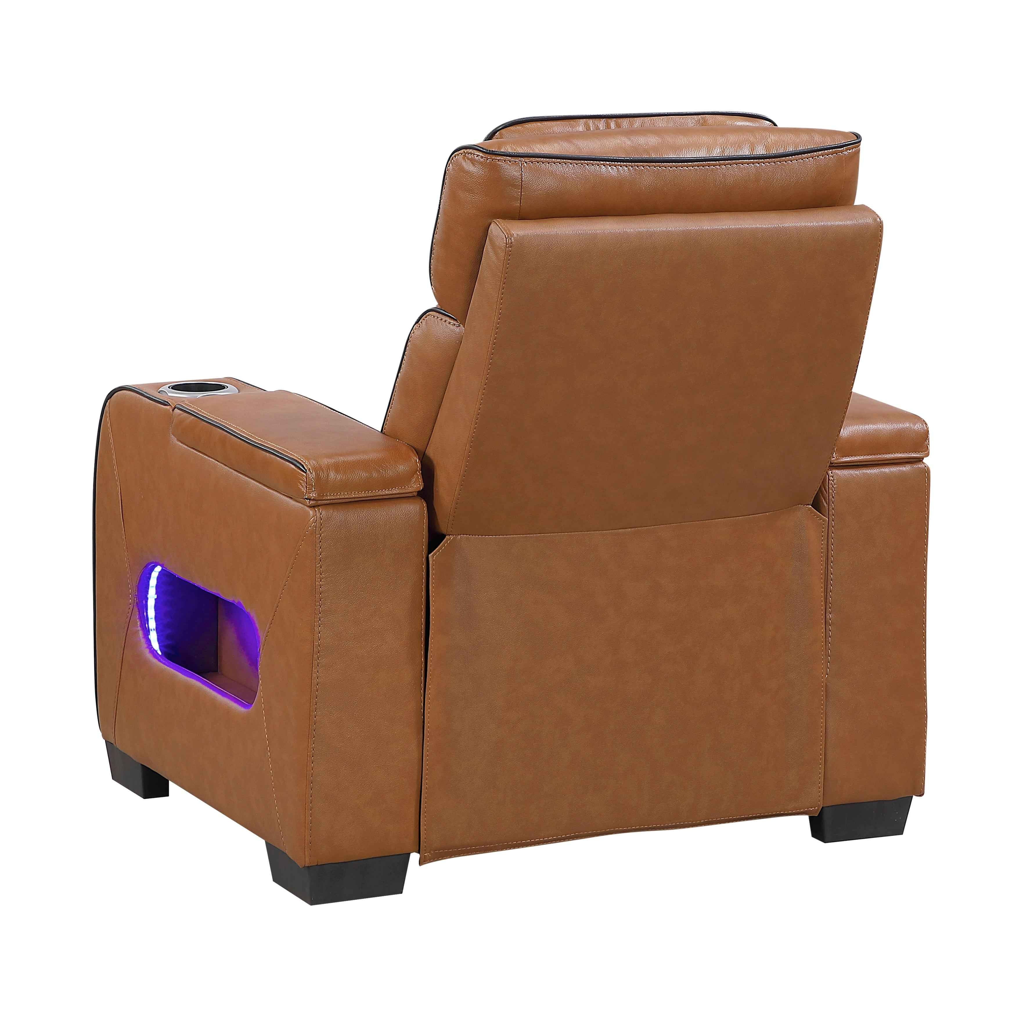 Cyber Brown 3-Piece Power Reclining Living Room Set - Image 20