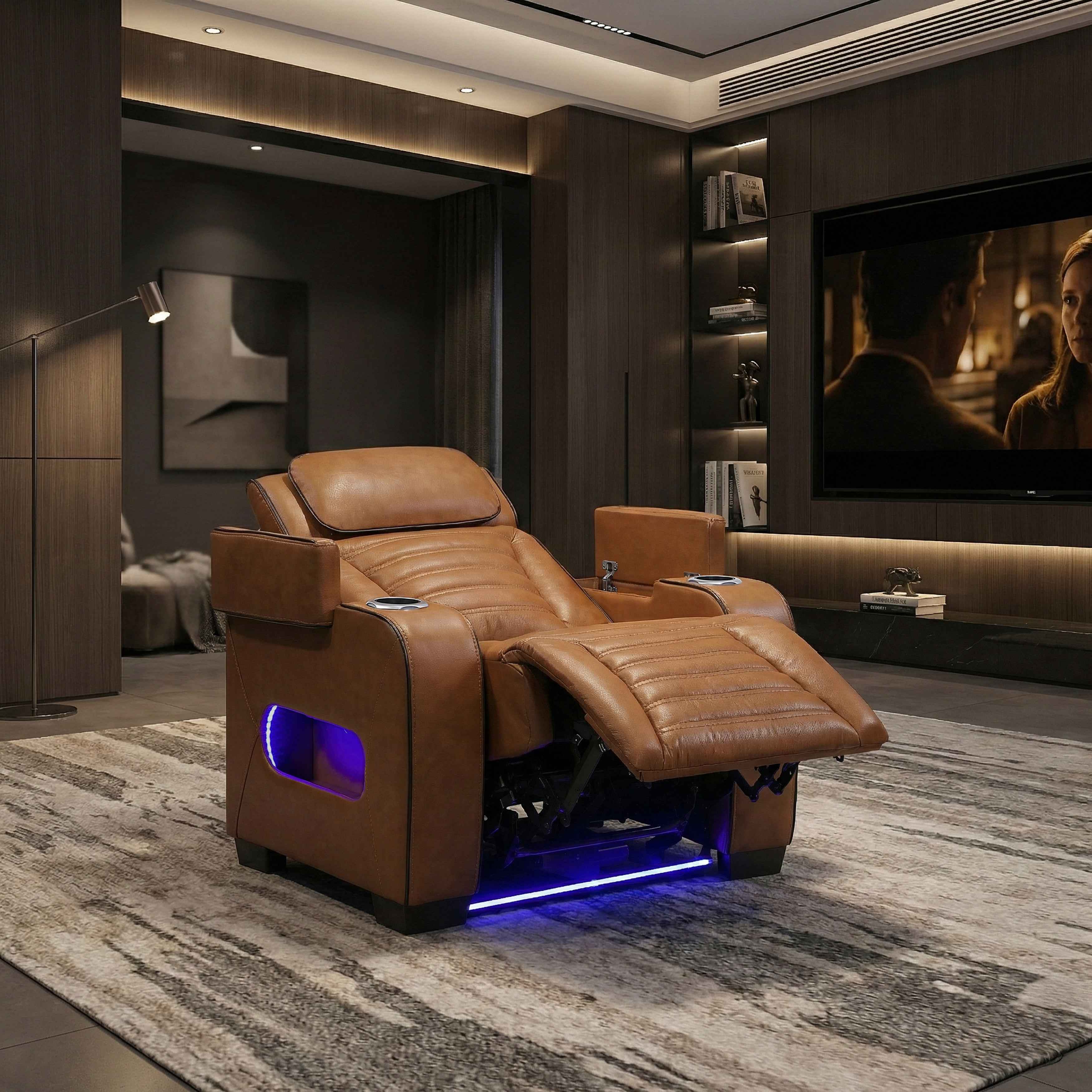 Cyber Brown 3-Piece Power Reclining Living Room Set - Image 32