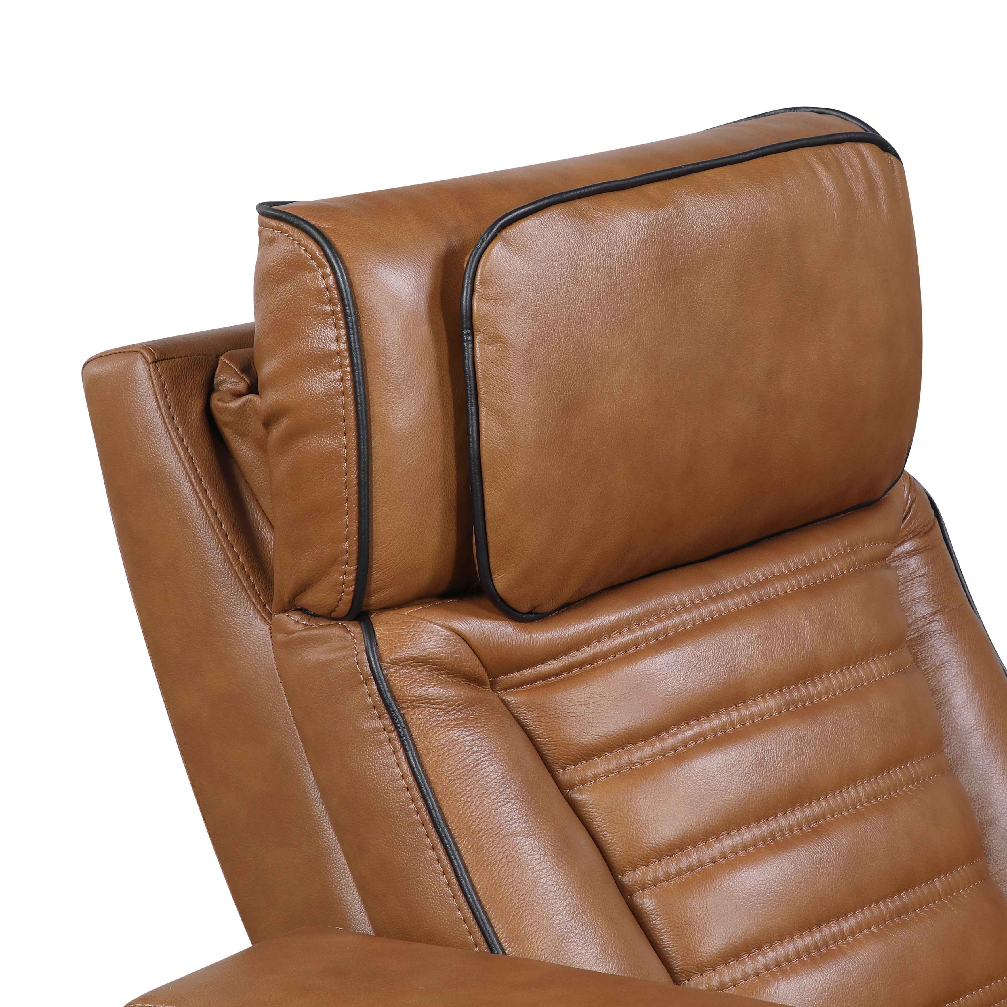Cyber Brown Power Reclining Chair with Power Headrest - Image 13