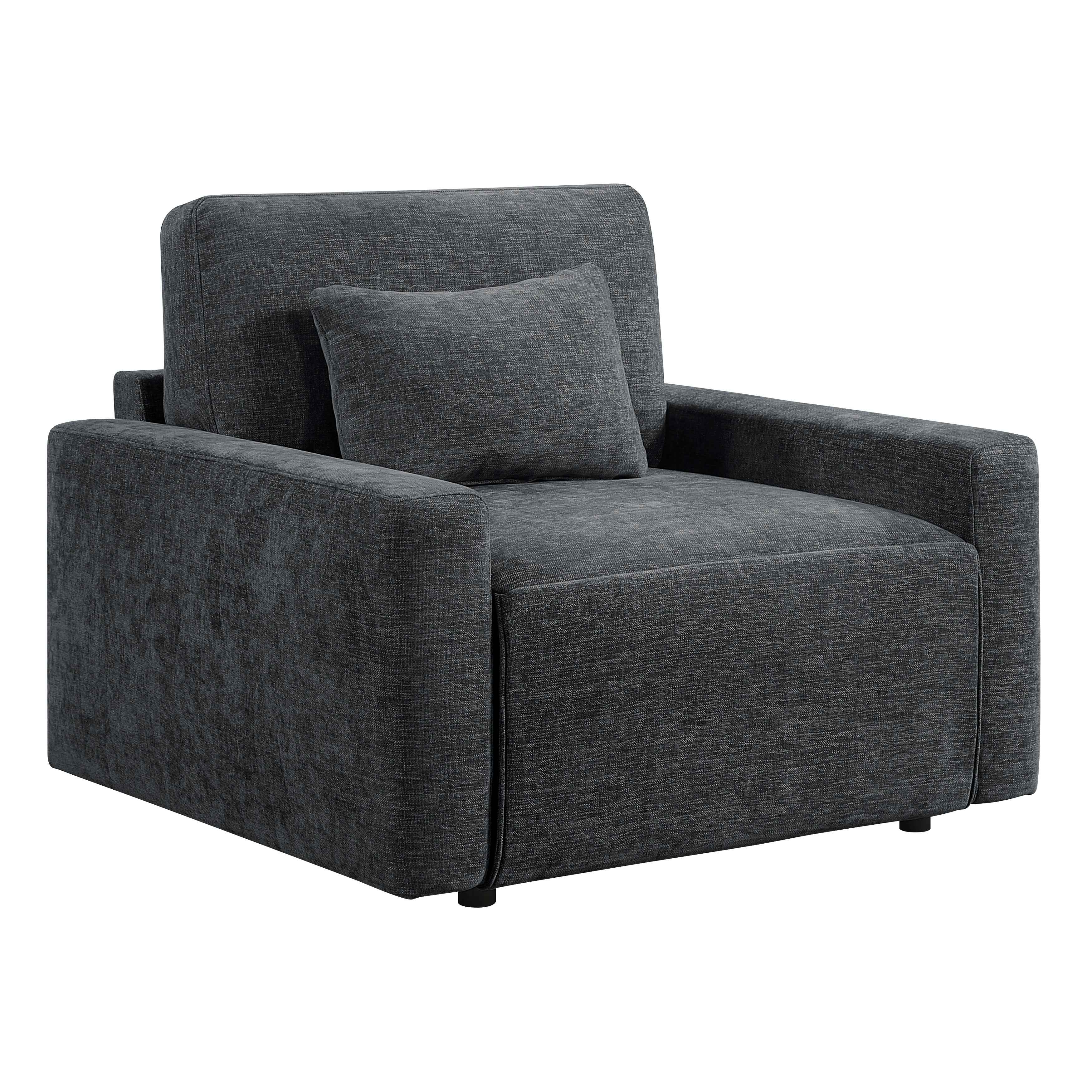 Cyber Gray Power Double Reclining Loveseat with Center Console - Image 26