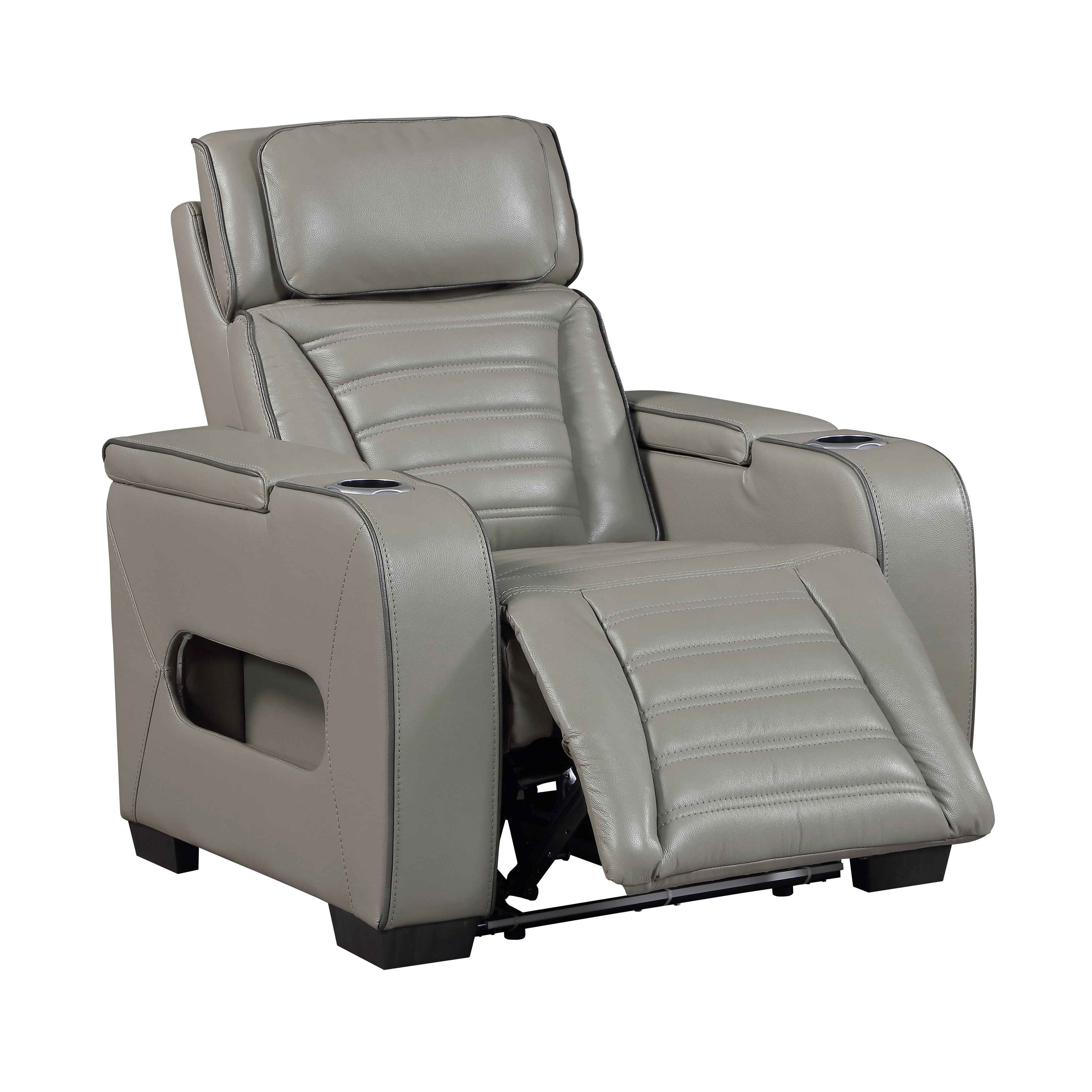 Cyber Gray Power Reclining Living Room Set - Image 24