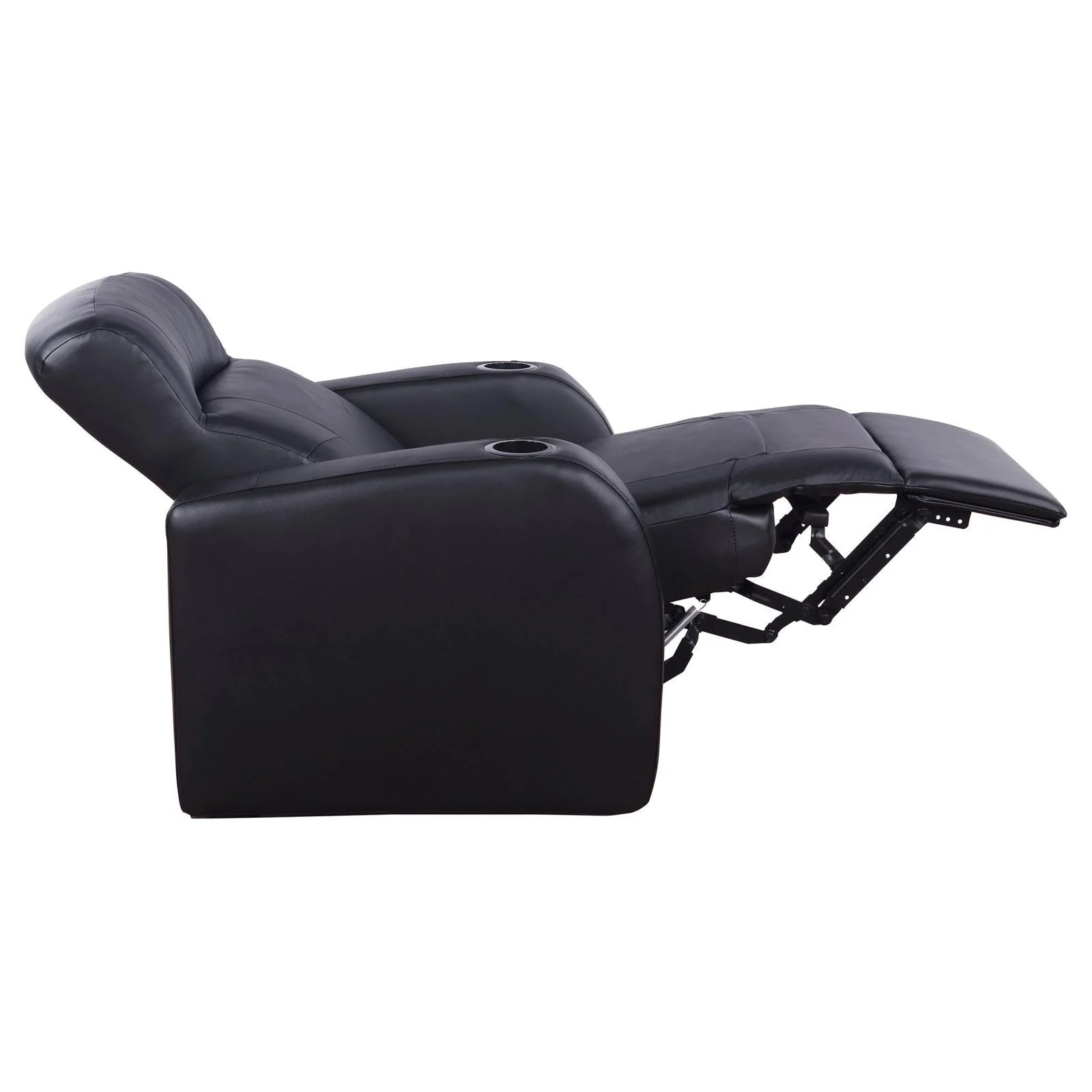 Cyrus Black Home Theater Upholstered Recliner - Image 7