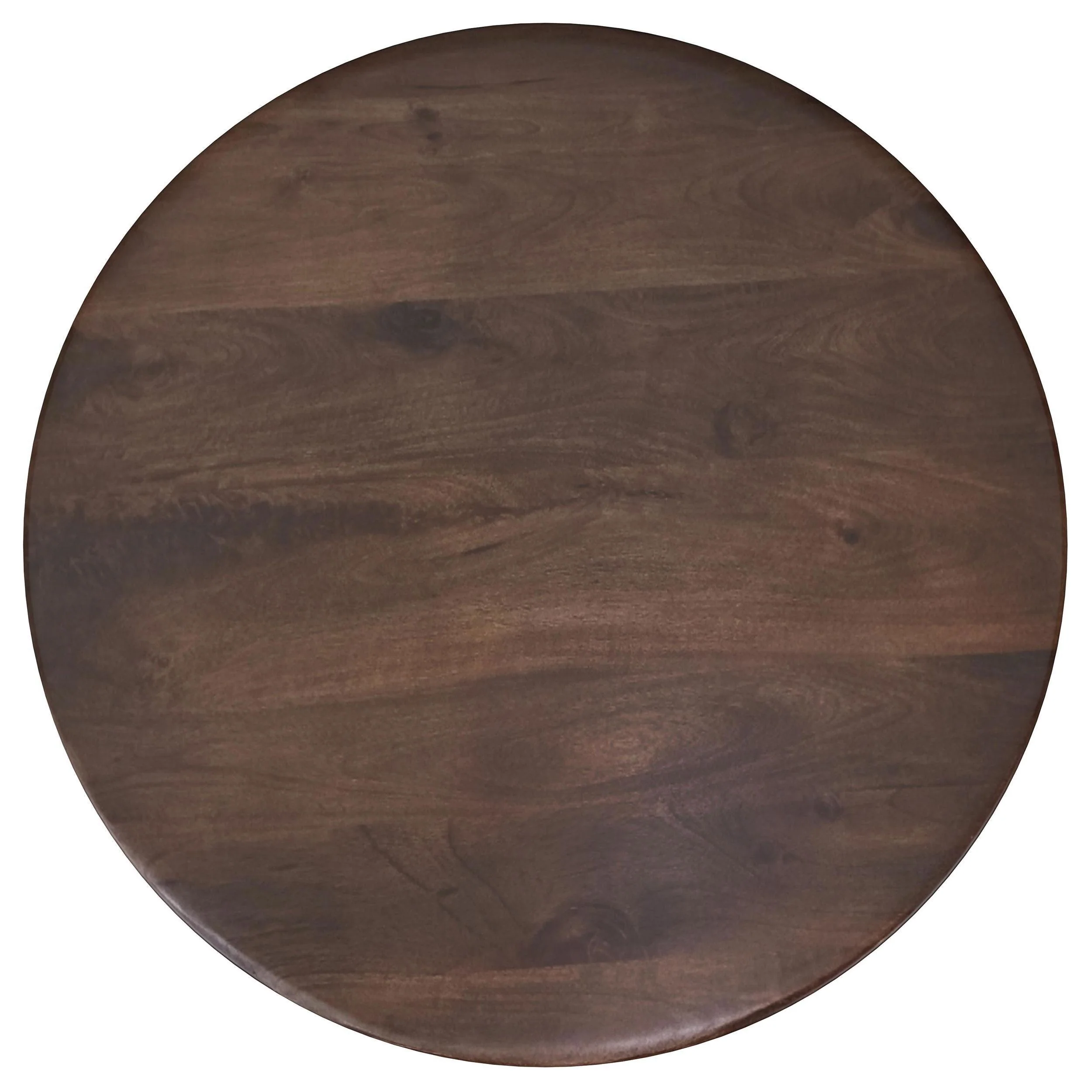 Dale Round Solid Mango Wood Coffee Table Brown - Image 3