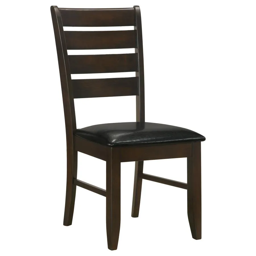 Dalila Cappuccino/Black 5-Piece Dining Set - Image 6