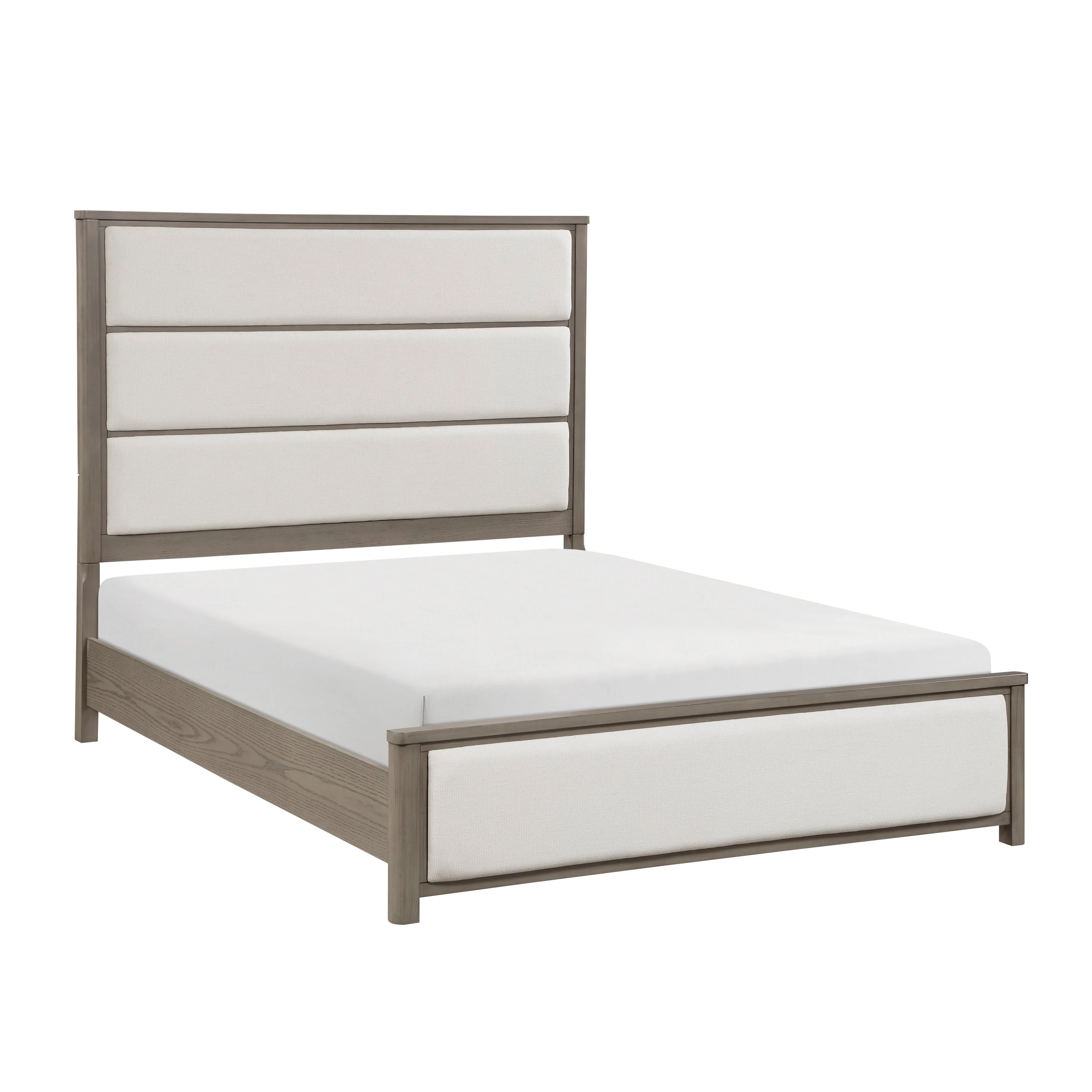 Dalston Light Gray/Beige California King Bed - Image 3