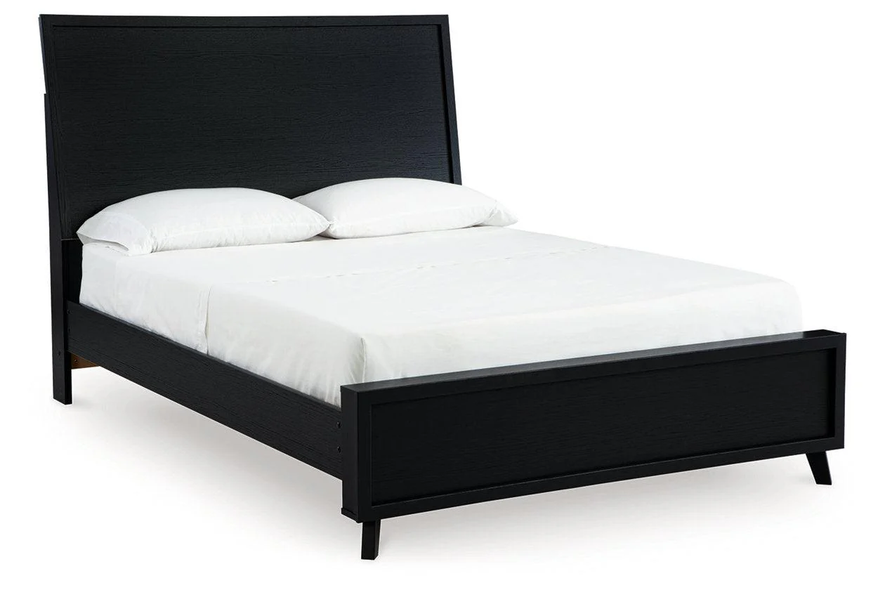 Danziar Black Queen Platform Bed - Image 6