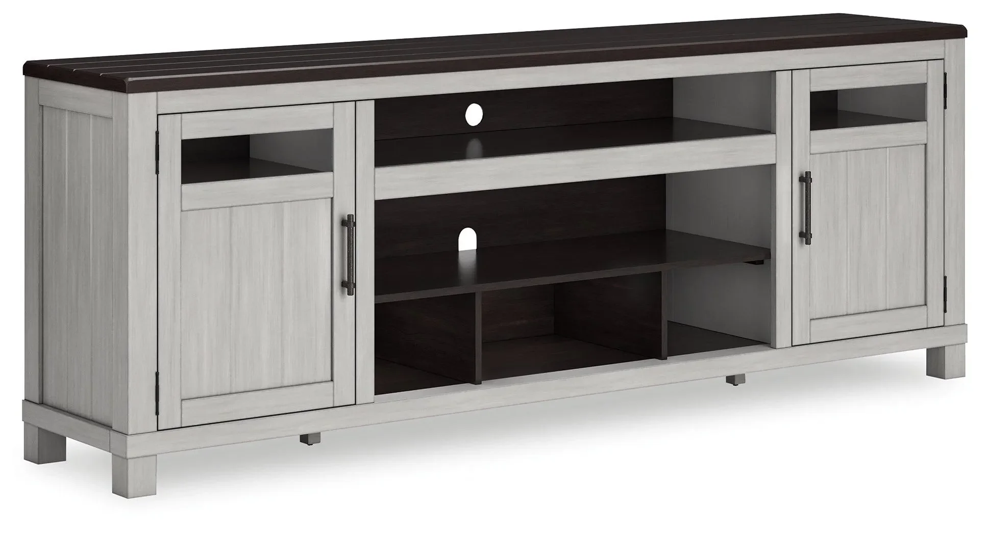 Darborn Gray/Brown 88" TV Stand - Image 10