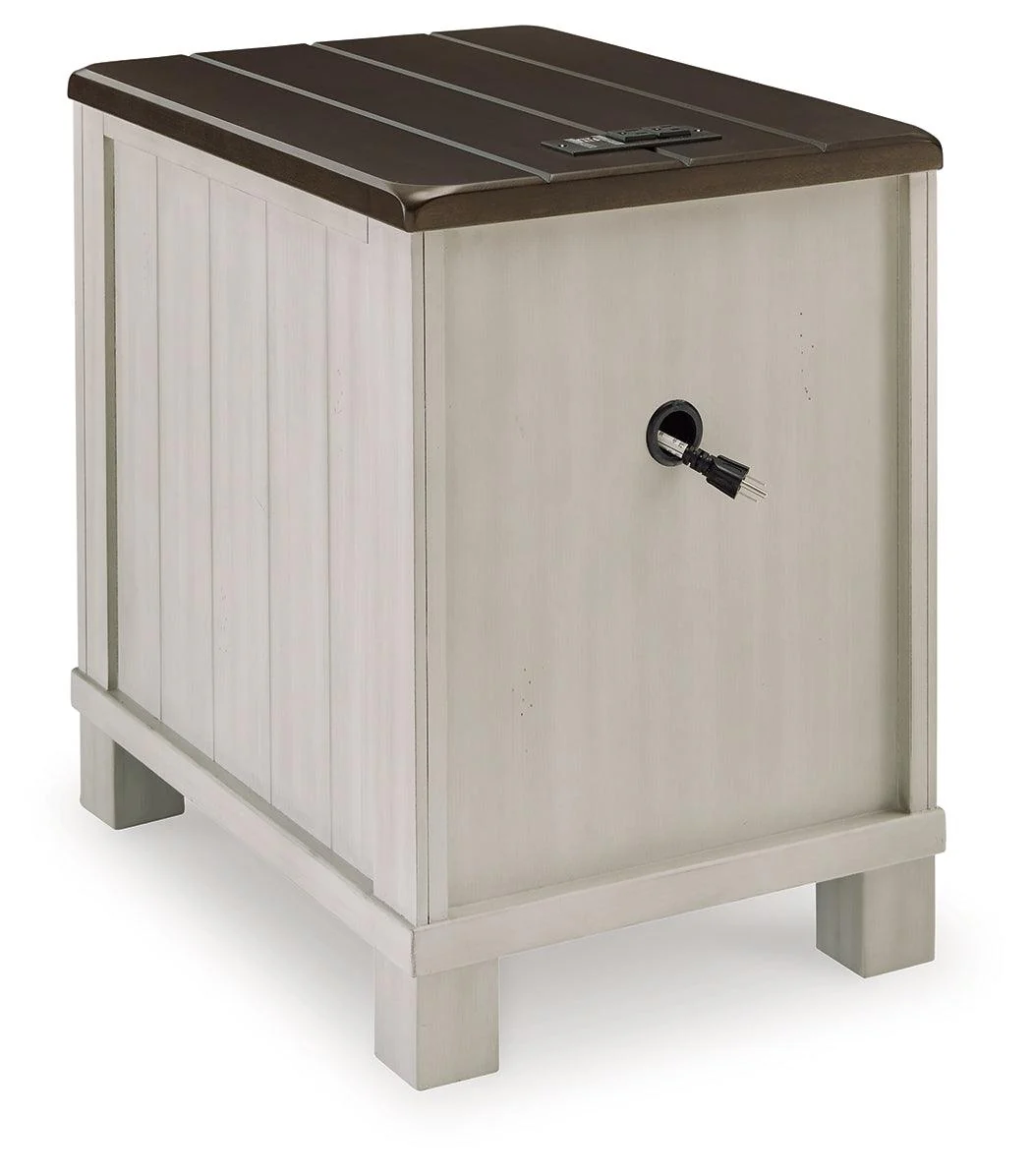 Darborn Gray/Brown Chairside End Table - Image 5